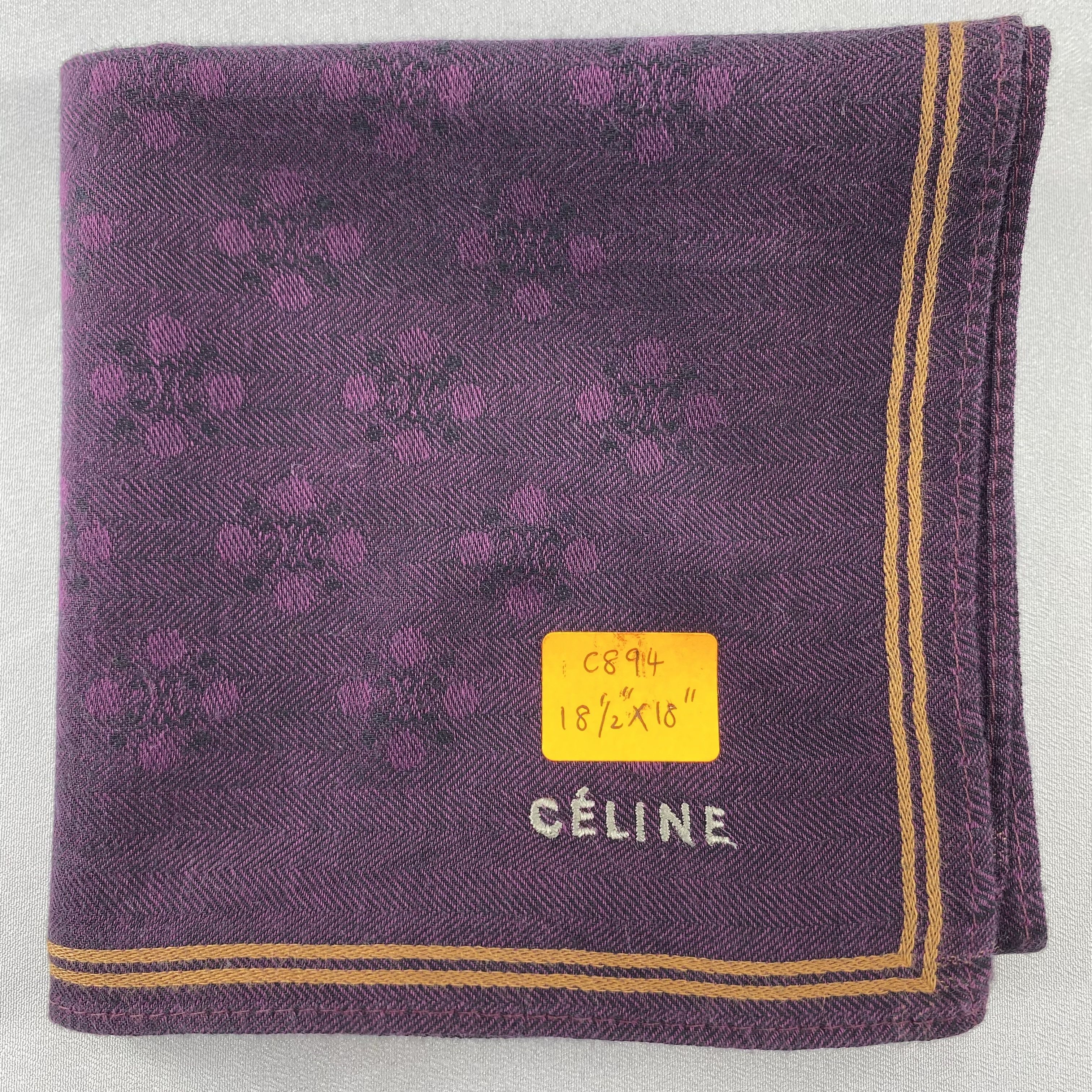 Celine Celine Handkerchief / Bandana / Neckerchief C894 Size ONE SIZE - 7 Thumbnail