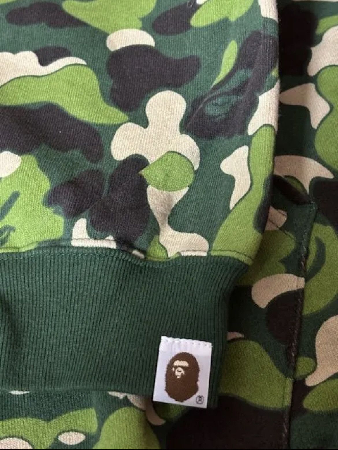 Bape RARE OG 2006 A BATHING APE GREEN ABC CAMO FULLZIP HOODIE Size US XL / EU 56 / 4 - 5 Thumbnail