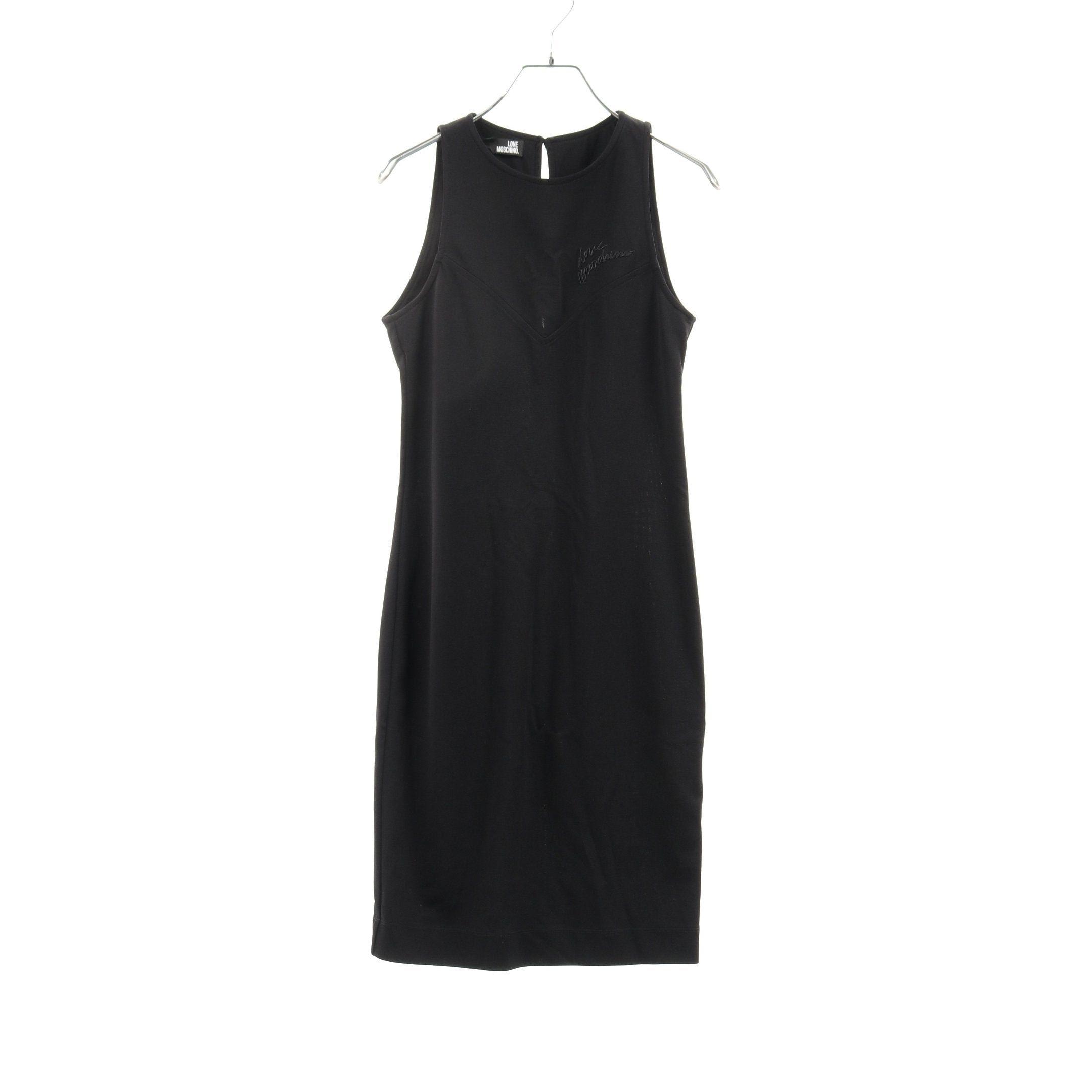 Moschino Moschino One Piece Rayon Black Logo Embroidery Size ONE SIZE - 1 Thumbnail