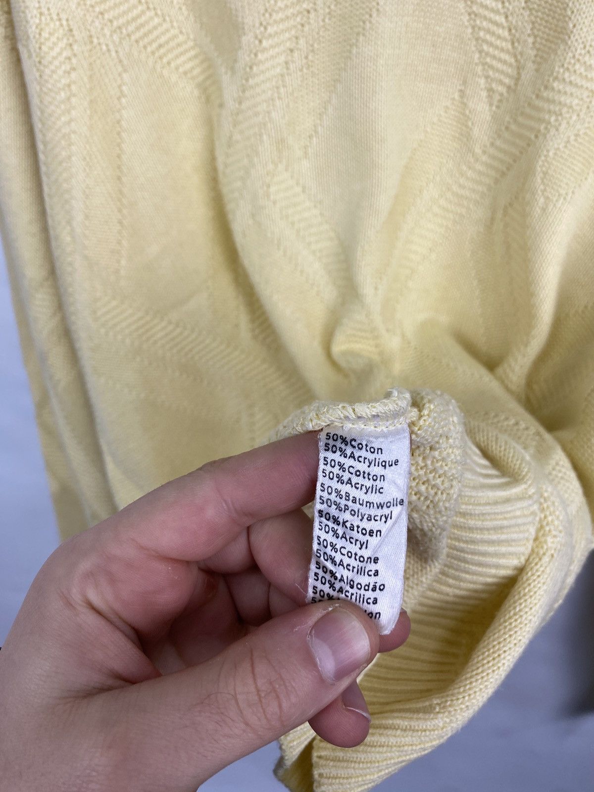 Lacoste 🇫🇷 Vintage 90s Lacoste knitwear sweater rare retro hype Size US XL / EU 56 / 4 - 6 Thumbnail
