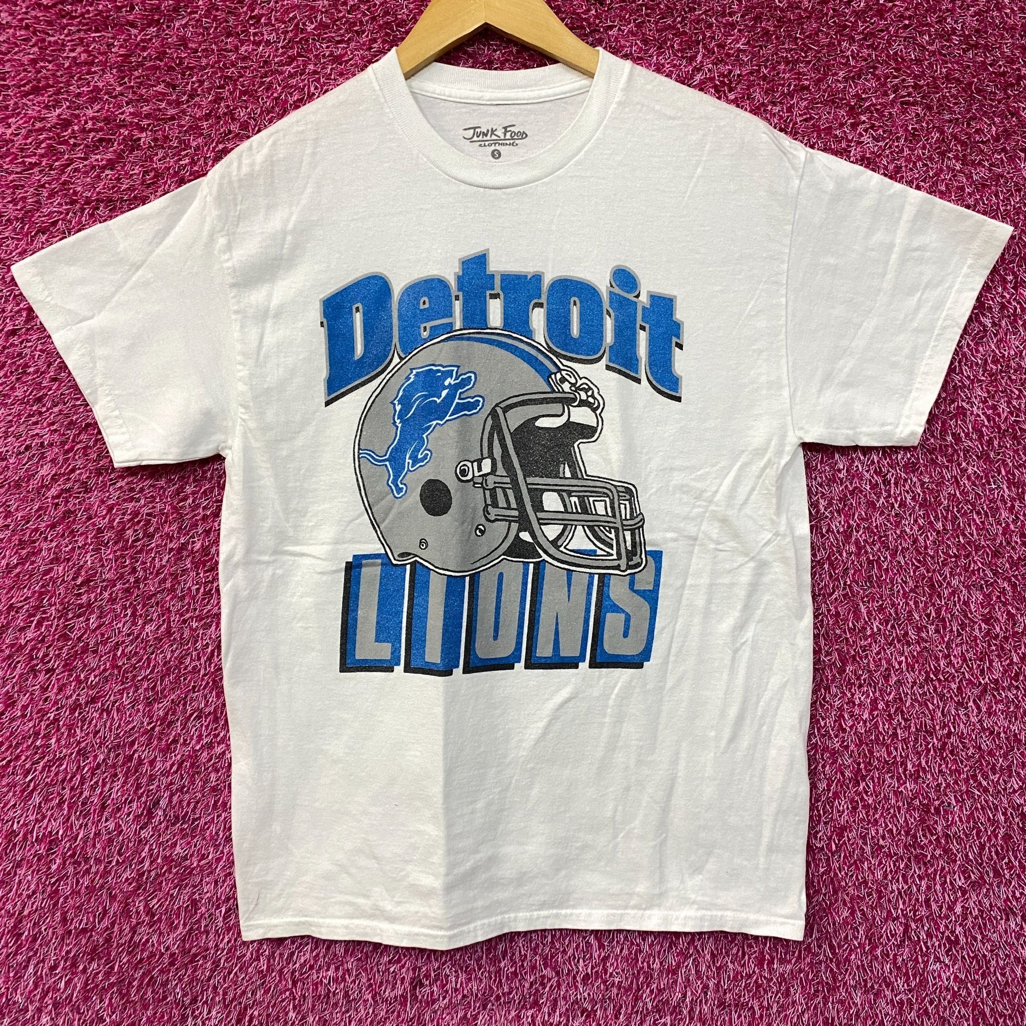 Junk Food Junk Food Clothing NFL Detroit Lions Throwback Helmet Logo T Size US S / EU 44-46 / 1 - 1 Thumbnail