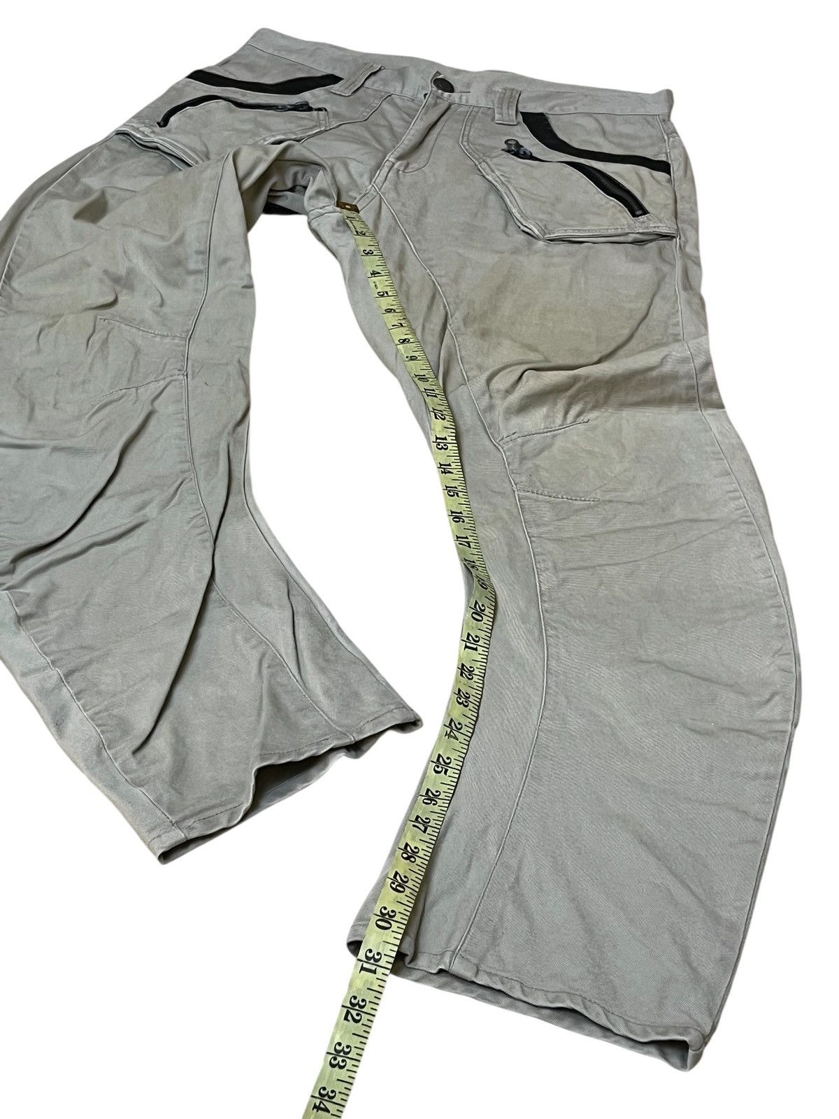 PPFM SICK🔥JAPANESE PPFM CURVE LEG DISTRESSED PANTS Size US 32 / EU 48 - 17 Thumbnail