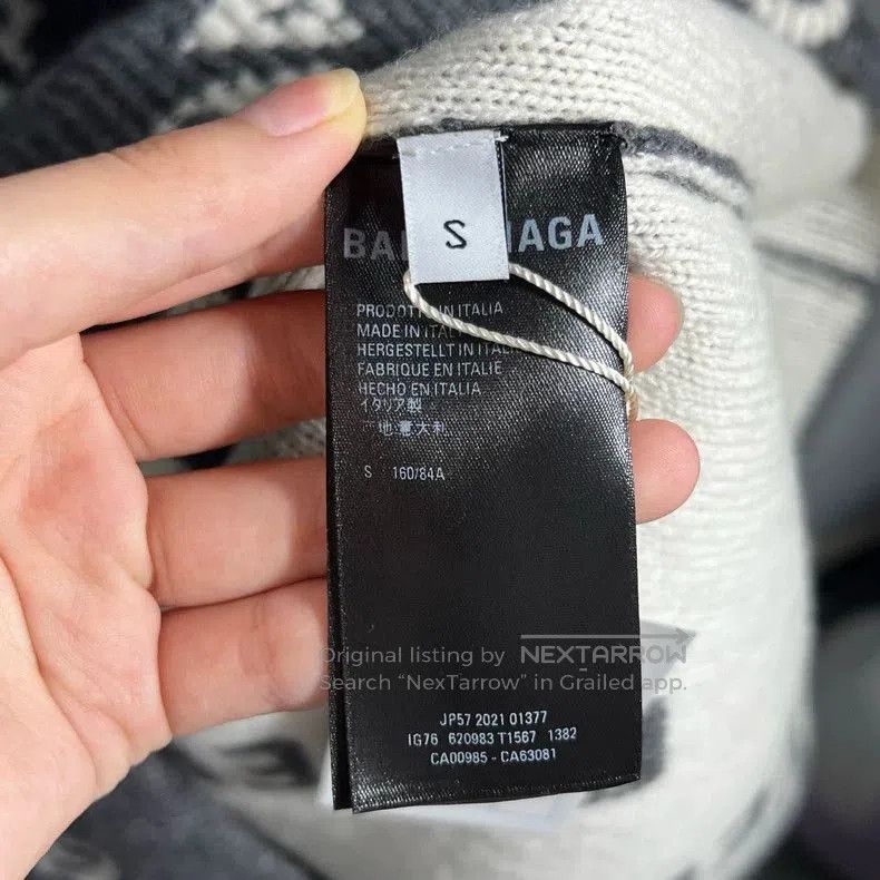 Balenciaga Balenciaga Comment Sweater V1506. Size US S / EU 44-46 / 1 - 4 Thumbnail