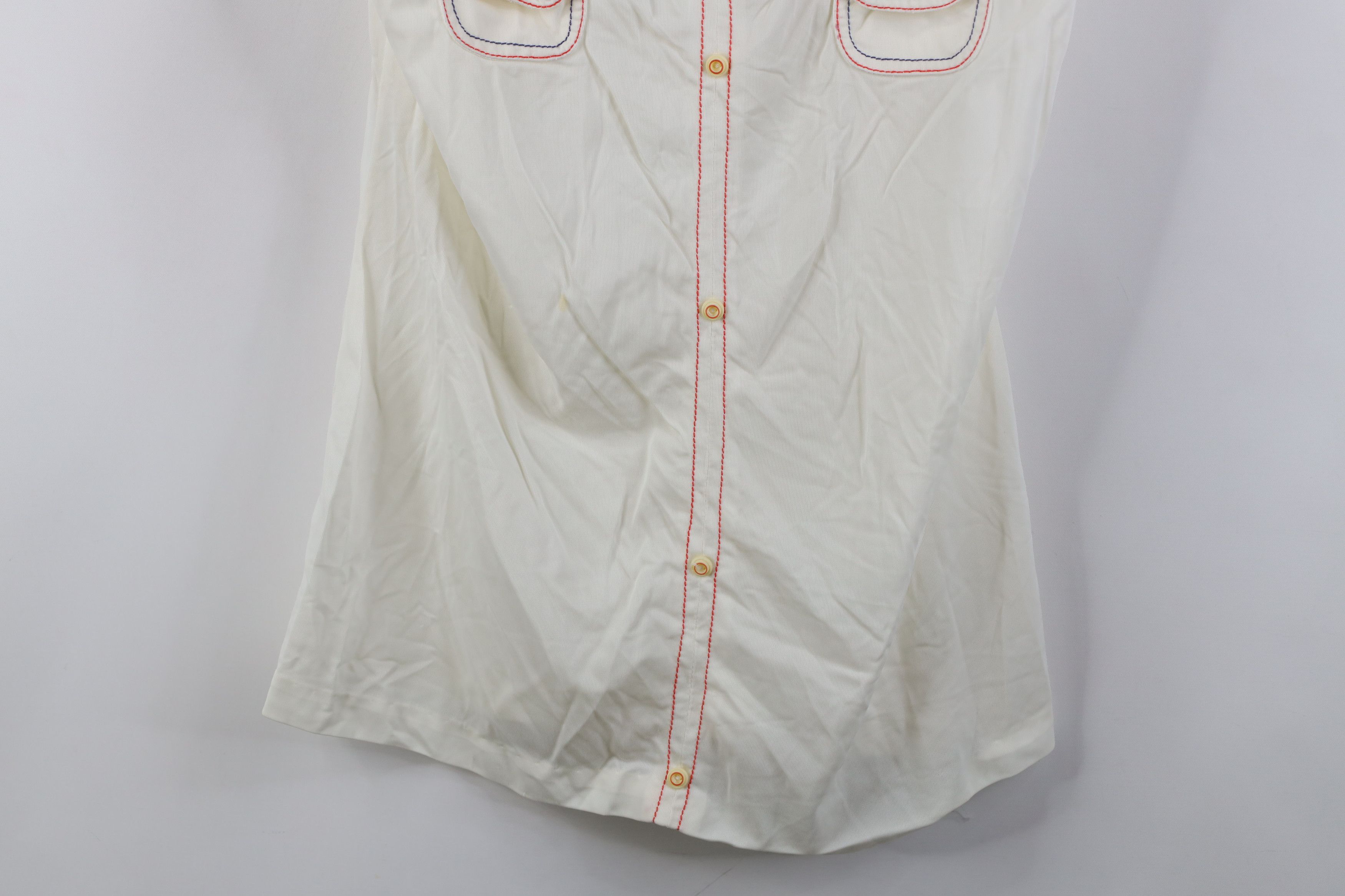 Vintage Vintage 60s 70s Streetwear Double Pocket Tank Top T-Shirt Size M / US 6-8 / IT 42-44 - 3 Thumbnail