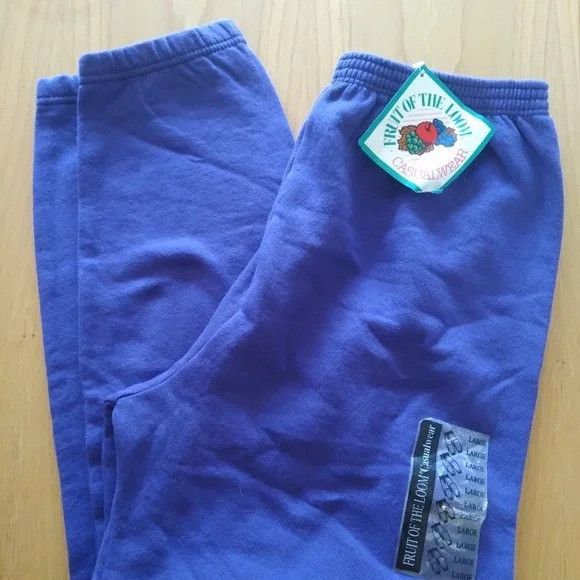 Fruit of the loom purple sweatpants sale