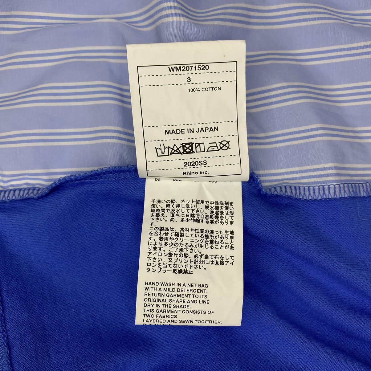 White Mountaineering White Mountaineering Striped Contrast Tee Size US L / EU 52-54 / 3 - 9 Thumbnail