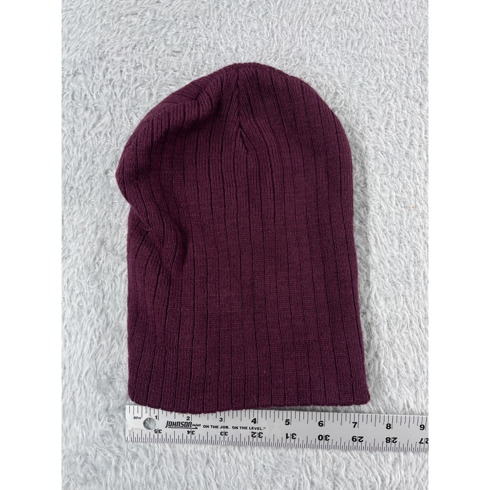 Vintage Time And Tru Beanie Time And Tru Purple Knit Beanie Womens One Size Winter Size ONE SIZE - 3 Thumbnail