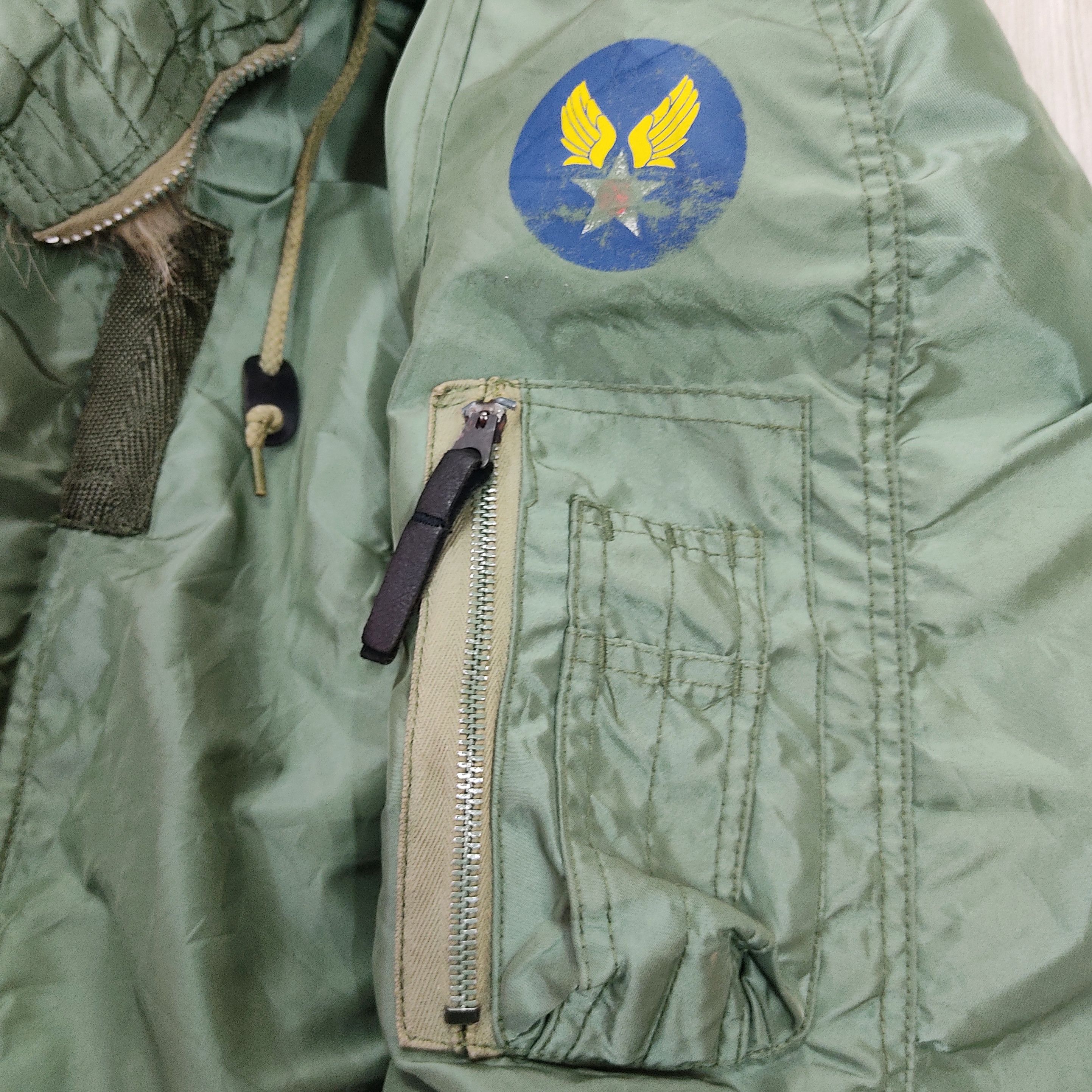 Avirex Vintage AVIREX N2-B Bomber Flight Jacket – Fur Zipper Hood Size US M / EU 48-50 / 2 - 6 Thumbnail