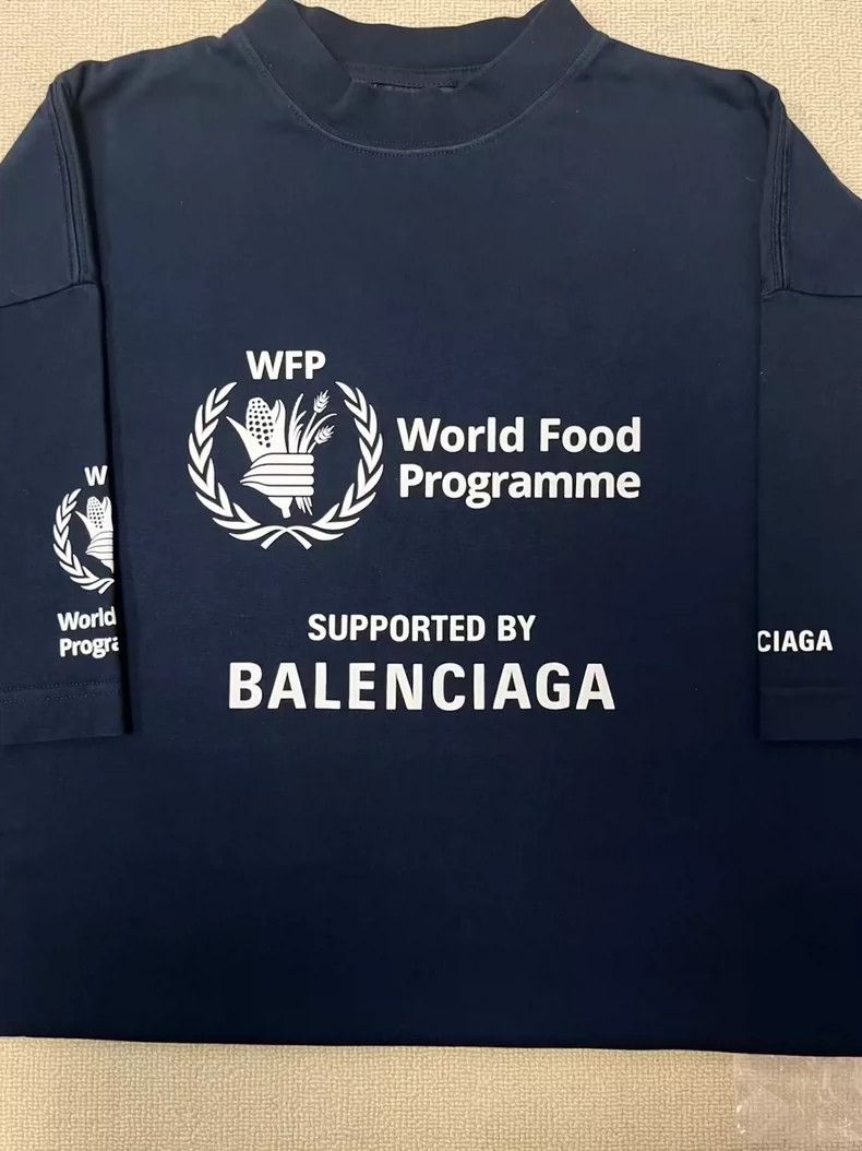 Other Balenciaga Letter Print Crew Neck Pullover Fitted Short Sl Size US M / EU 48-50 / 2 - 3 Thumbnail