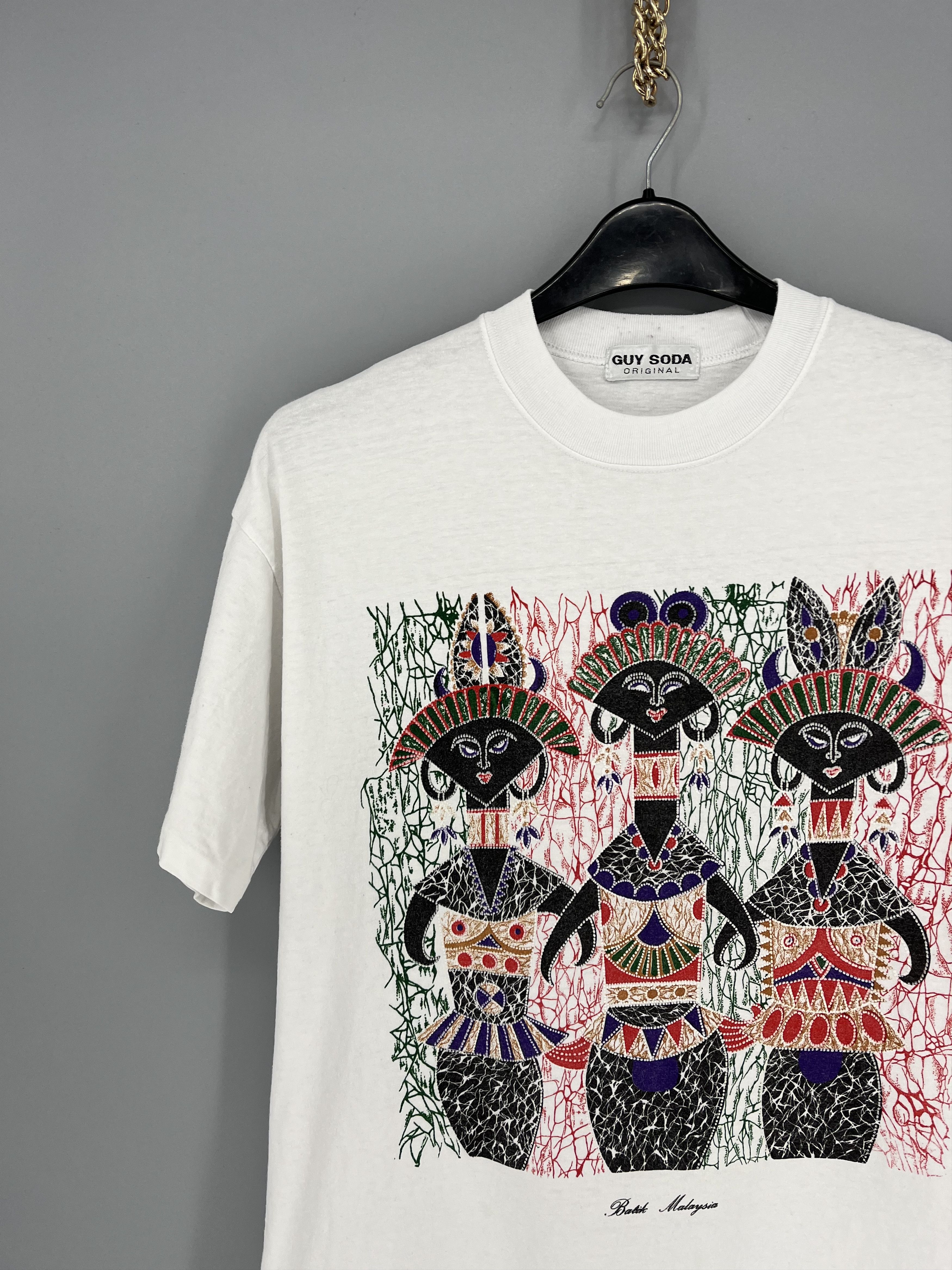 Japanese Brand Batik Malaysia Artistic Scenic Malaysia 90s Travel Tee Size US M / EU 48-50 / 2 - 4 Thumbnail