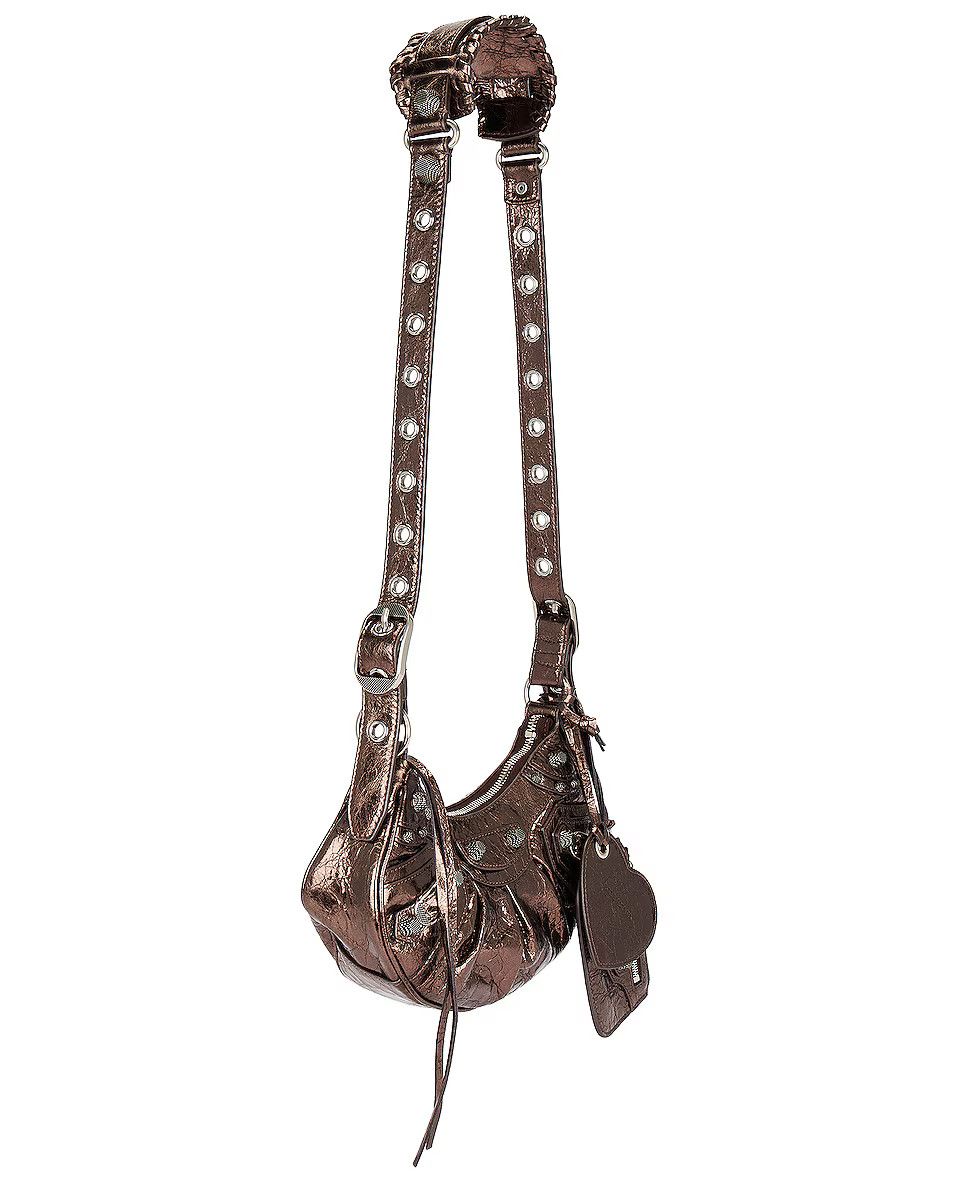 Balenciaga o1mt1gz1024 Size: OS / Le Cagole XS Shoulder Bag Metallized Size ONE SIZE - 4 Thumbnail