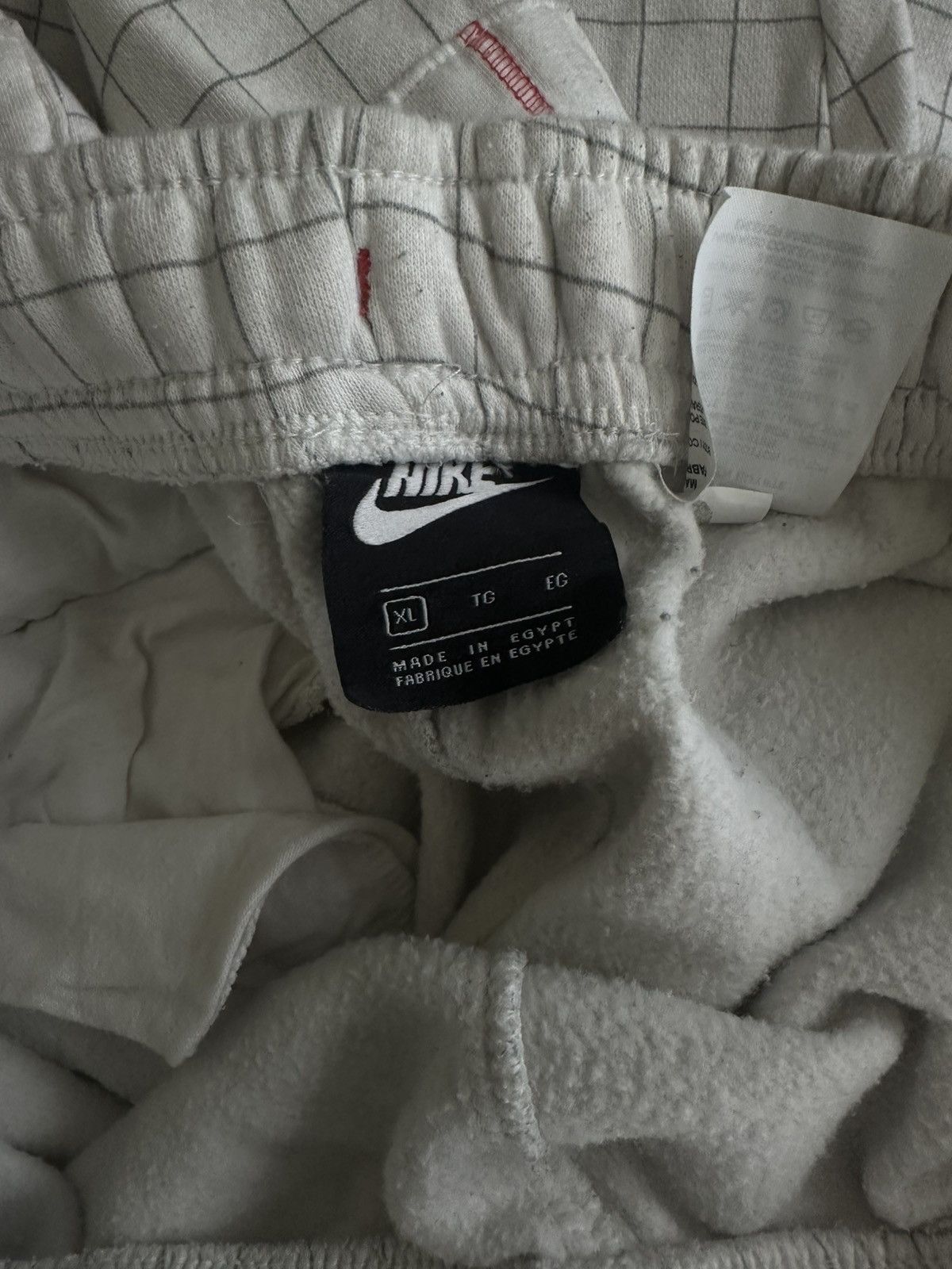 Nike Nike White Sweats with pattern Size 38" / US 16 / IT 52 - 3 Thumbnail