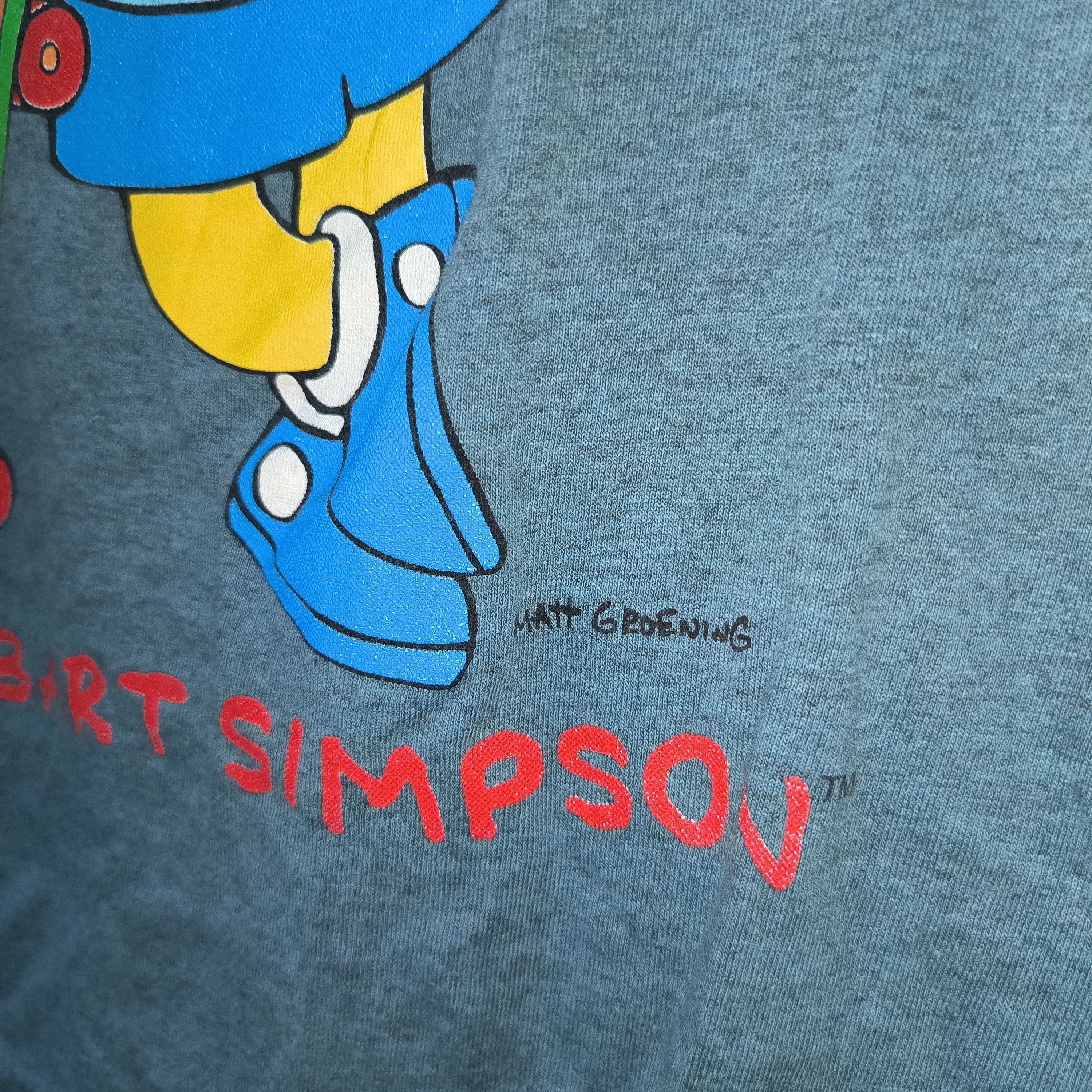 The Simpsons × Vintage Vintage Bart Simpson Size US M / EU 48-50 / 2 - 2 Thumbnail