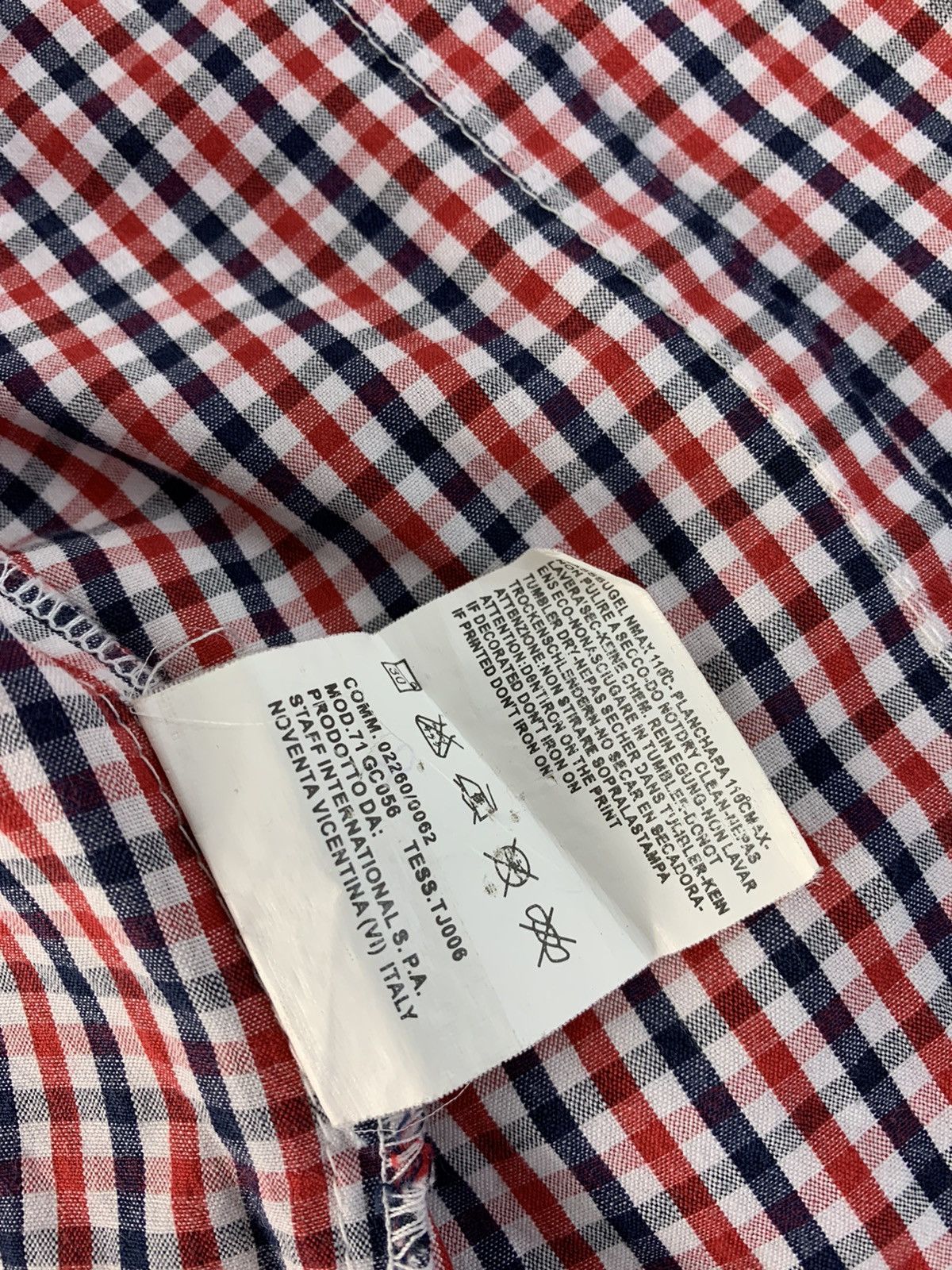 Dsquared2 Dsquared2 Gingham Longsleeve Button Up Single Pocket Unisex Size US S / EU 44-46 / 1 - 10 Thumbnail