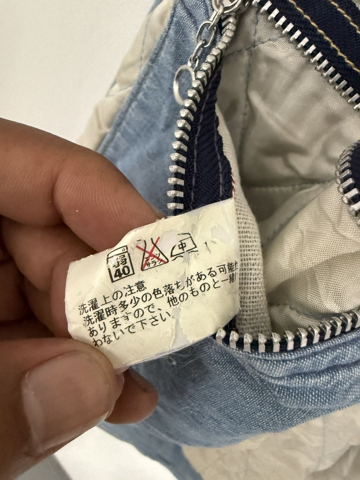 Blue Blue Japan JAPAN DISTRESS TYPE 1 SINGLE POCKET JACKET BLUE-BLUE Size US M / EU 48-50 / 2 - 10 Thumbnail
