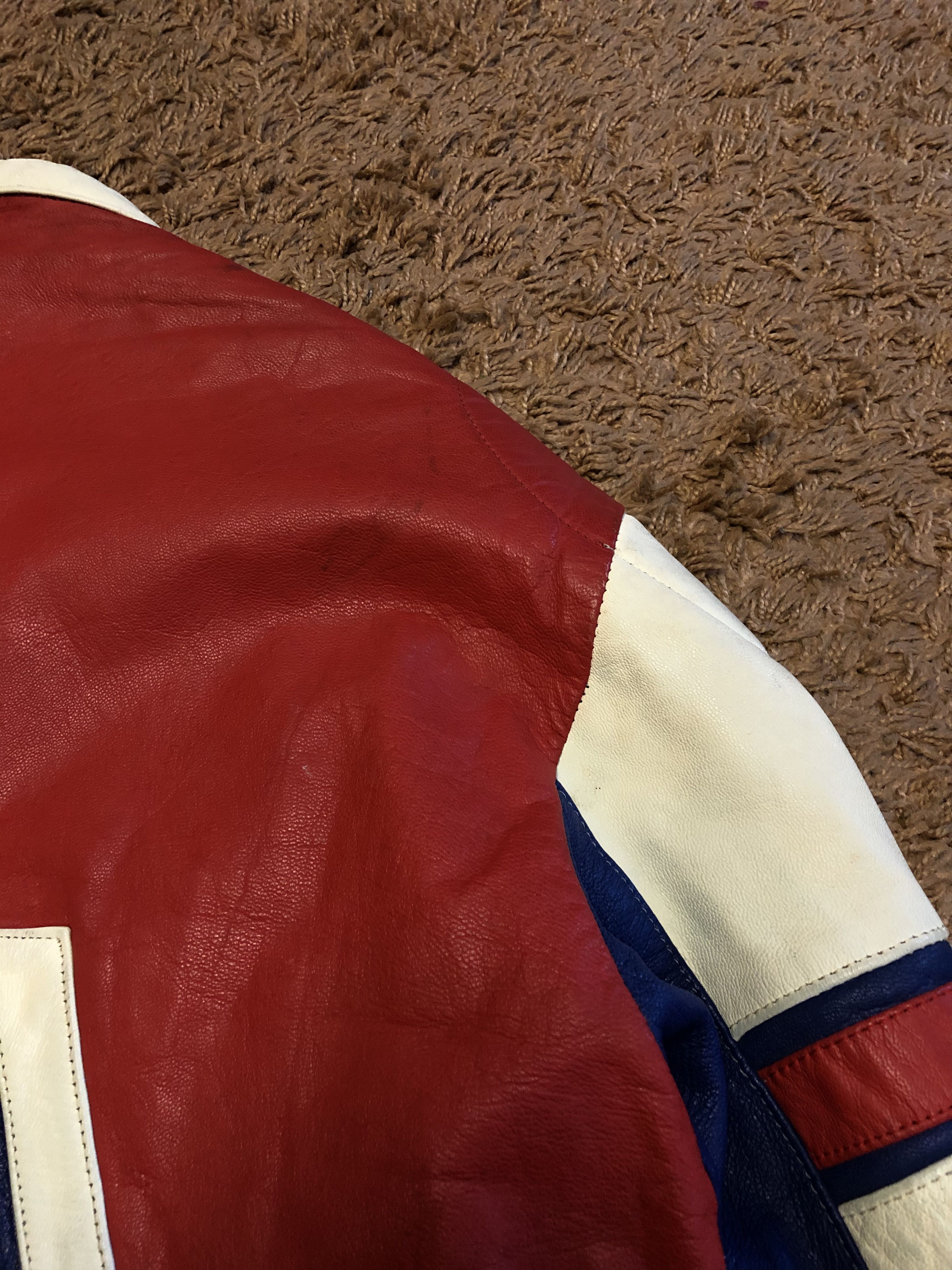 Leather × Vintage Vintage Racing Jacket Leather Size US M / EU 48-50 / 2 - 8 Thumbnail