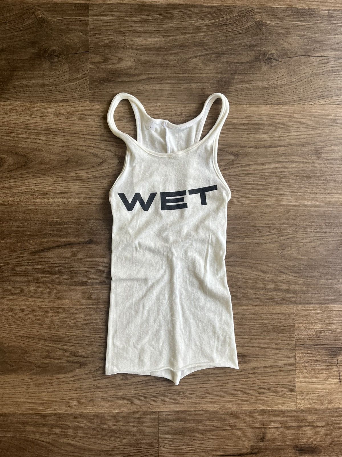 YZY Mowalola WET TANK sample Lサイズ /yeezy YZY Mowalola WET Tank White Size: 3 Kanye West Vultures