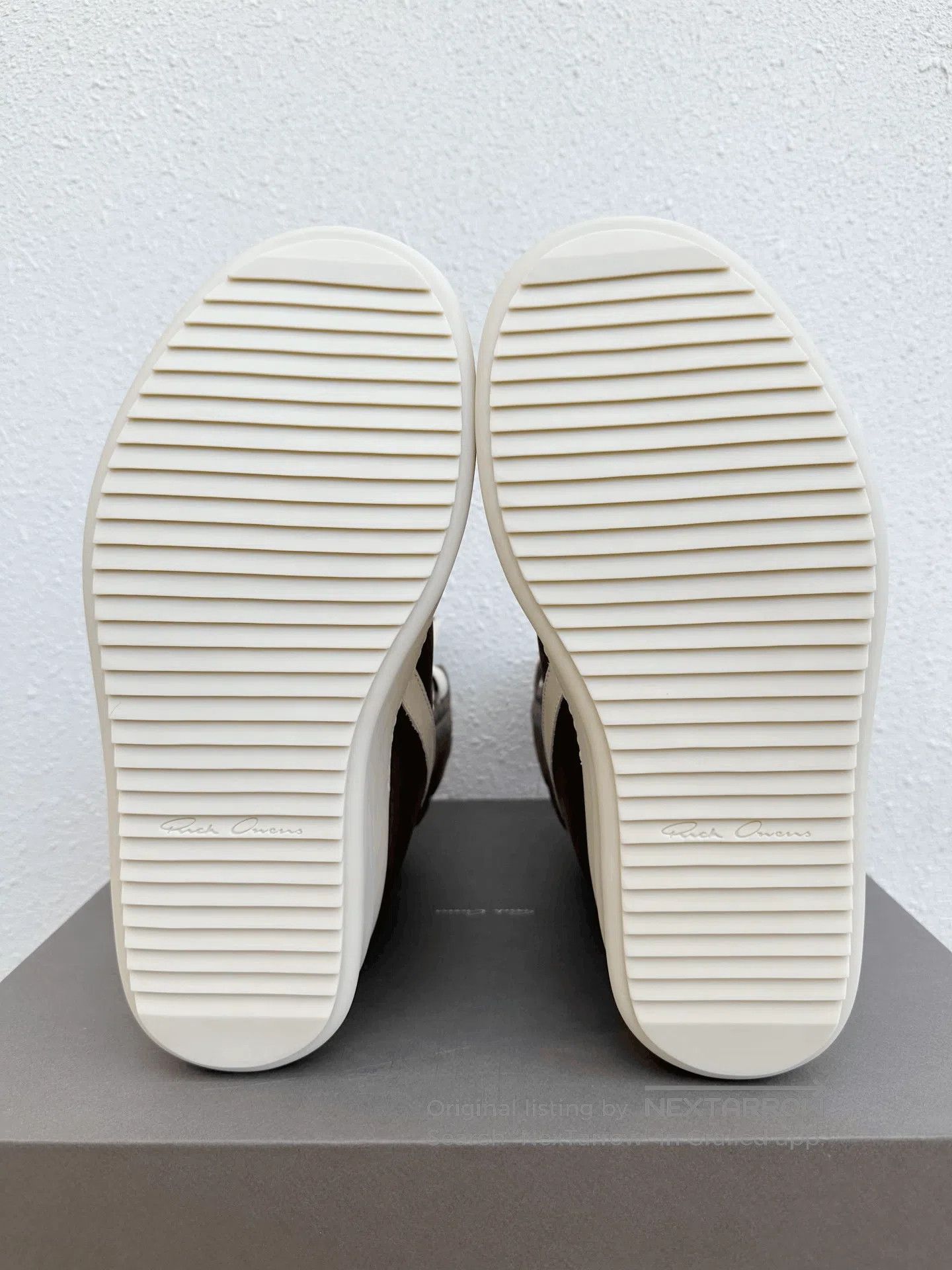 Rick Owens Rick Owens Platform Mega White Brown. Size US 9 / EU 42 - 7 Thumbnail