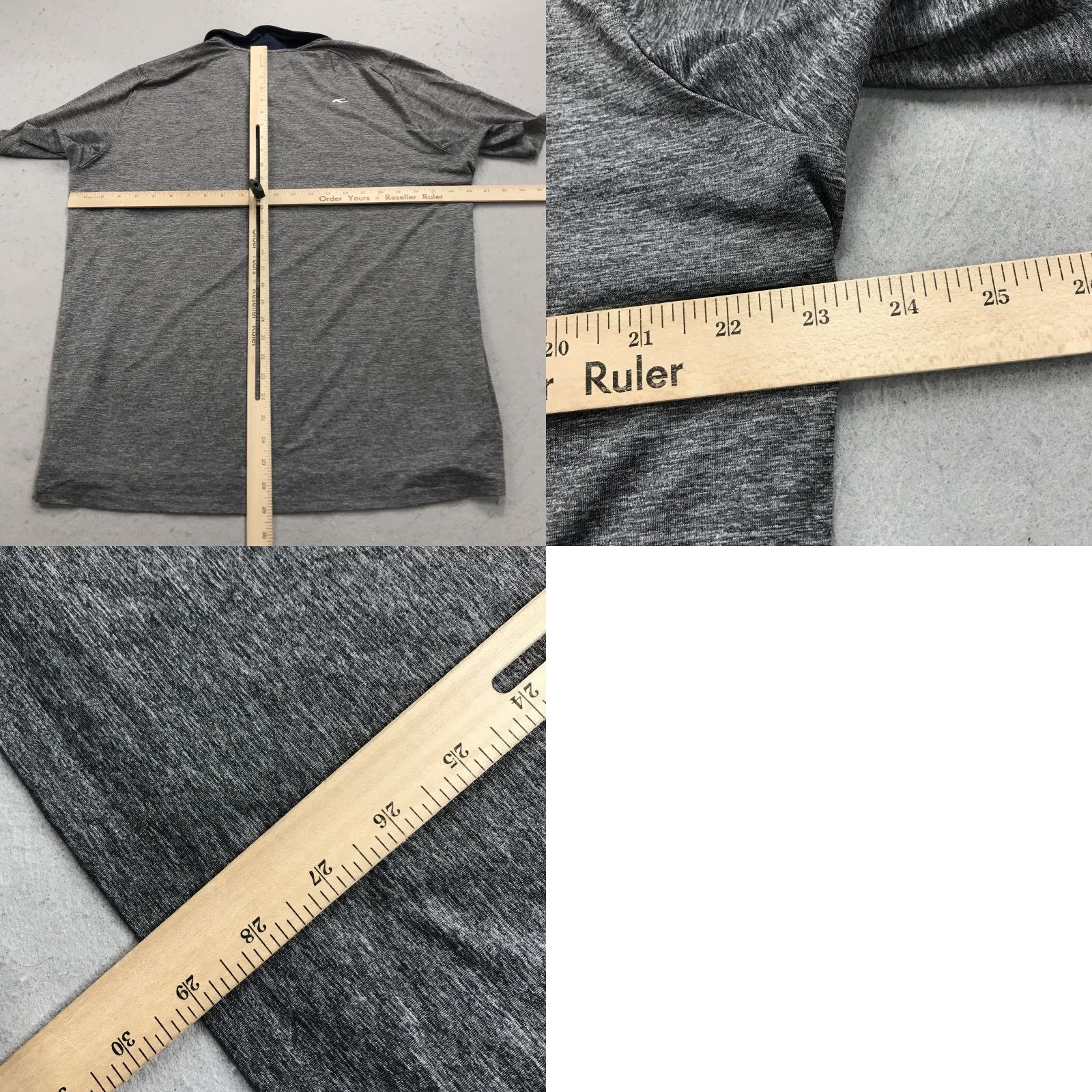 KJUS KJUS Polo Shirt Mens XL Gray Blue Luca Golf Performance Exmoor Logo UPF 50 Size US XL / EU 56 / 4 - 8 Thumbnail
