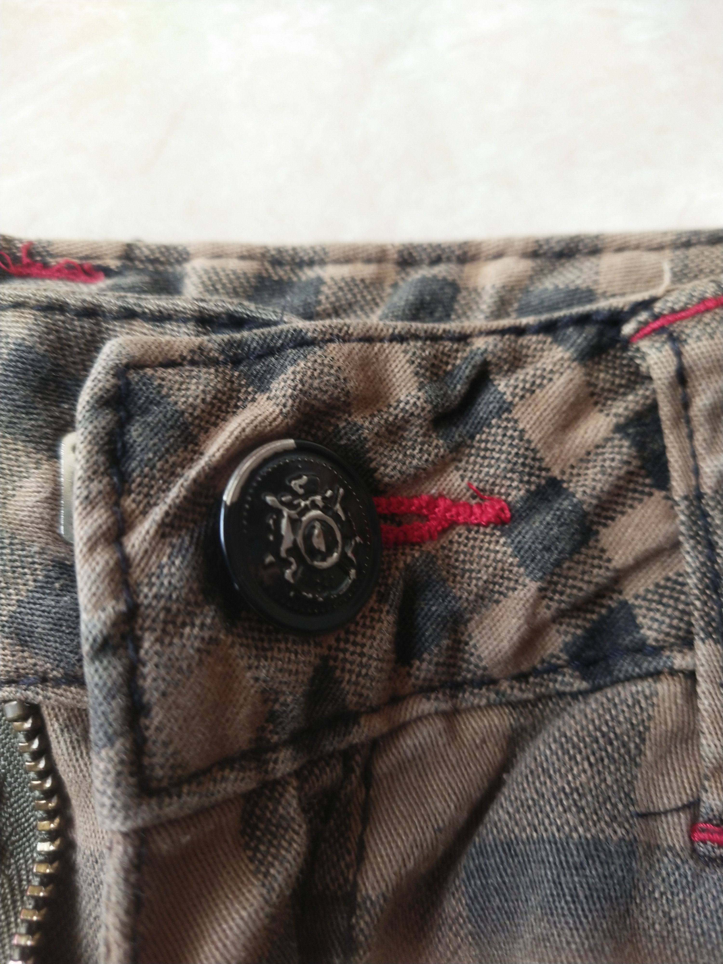Hysteric Glamour MC Sister 2000s Gingham Plaid Pants Harajuku Punk Style Size 27" / US 4 / IT 40 - 4 Thumbnail
