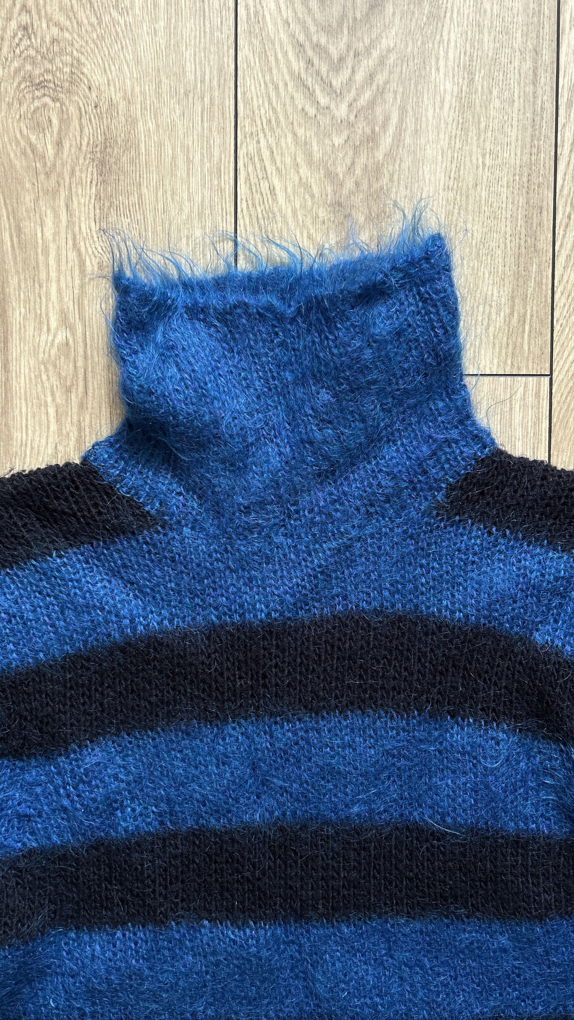 Maison Margiela Maison Martin Margiela Miss Deanna Striped Mohair Sweater Size S / US 4 / IT 40 - 2 Thumbnail