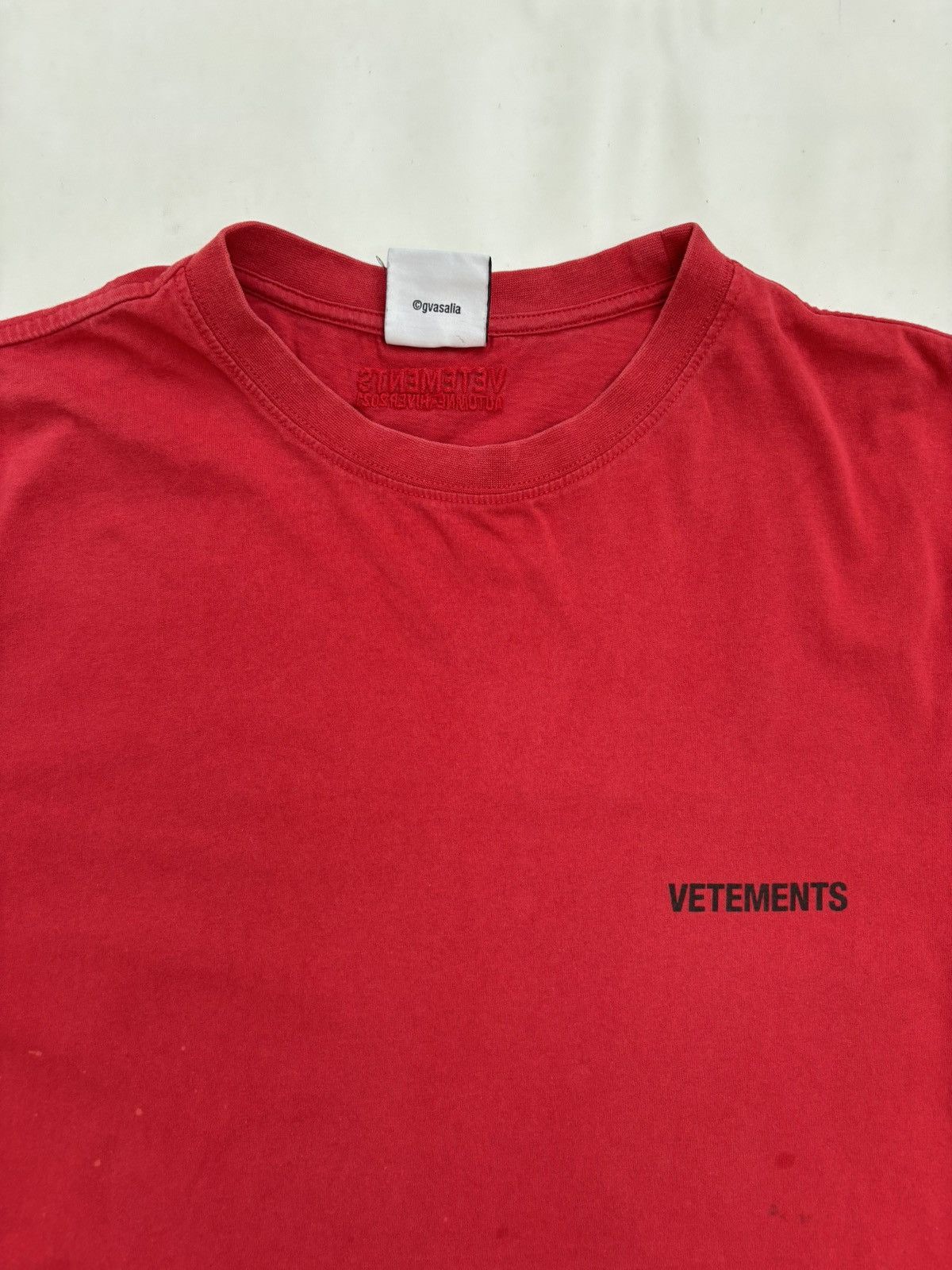Vetements Logo Front Back T-Shirt Size US L / EU 52-54 / 3 - 3 Thumbnail