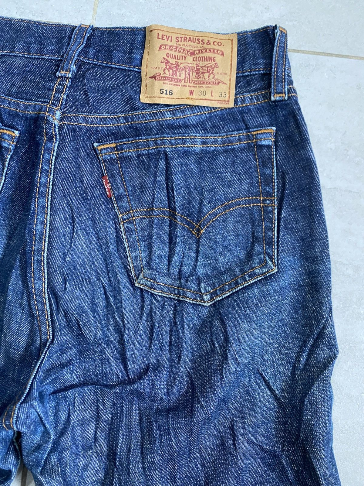 Levi's VINTAGE LEVIS 516 BOOTCUT Size US 30 / EU 46 - 11 Thumbnail