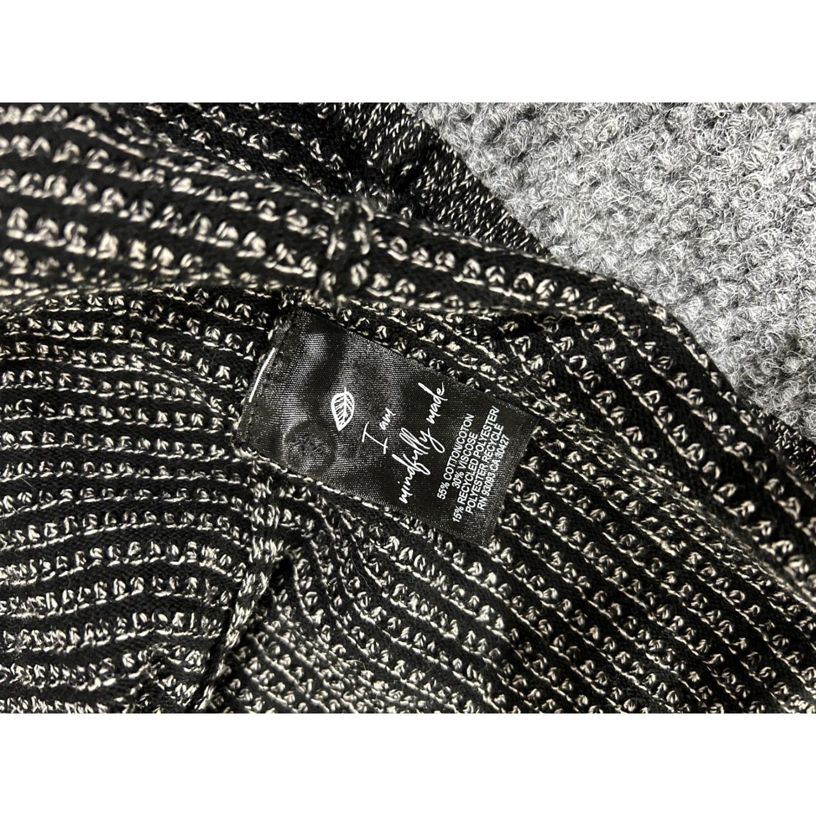 NIC+ZOE NIC+ZOE Sweater Womens XXL Black Neutral Multi Striped Wrap Cardigan Knit Size XXL / US 16-18 / IT 52-54 - 7 Thumbnail