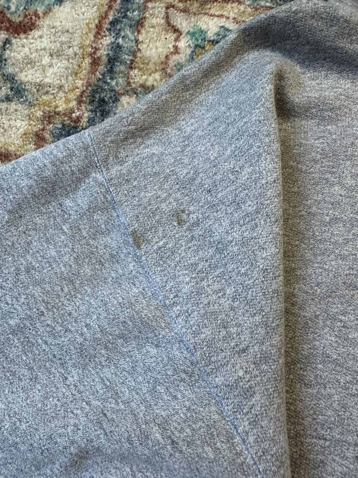Vintage Vintage 80s Grey Blank Pullover Hoodie Medium Size US M / EU 48-50 / 2 - 4 Thumbnail