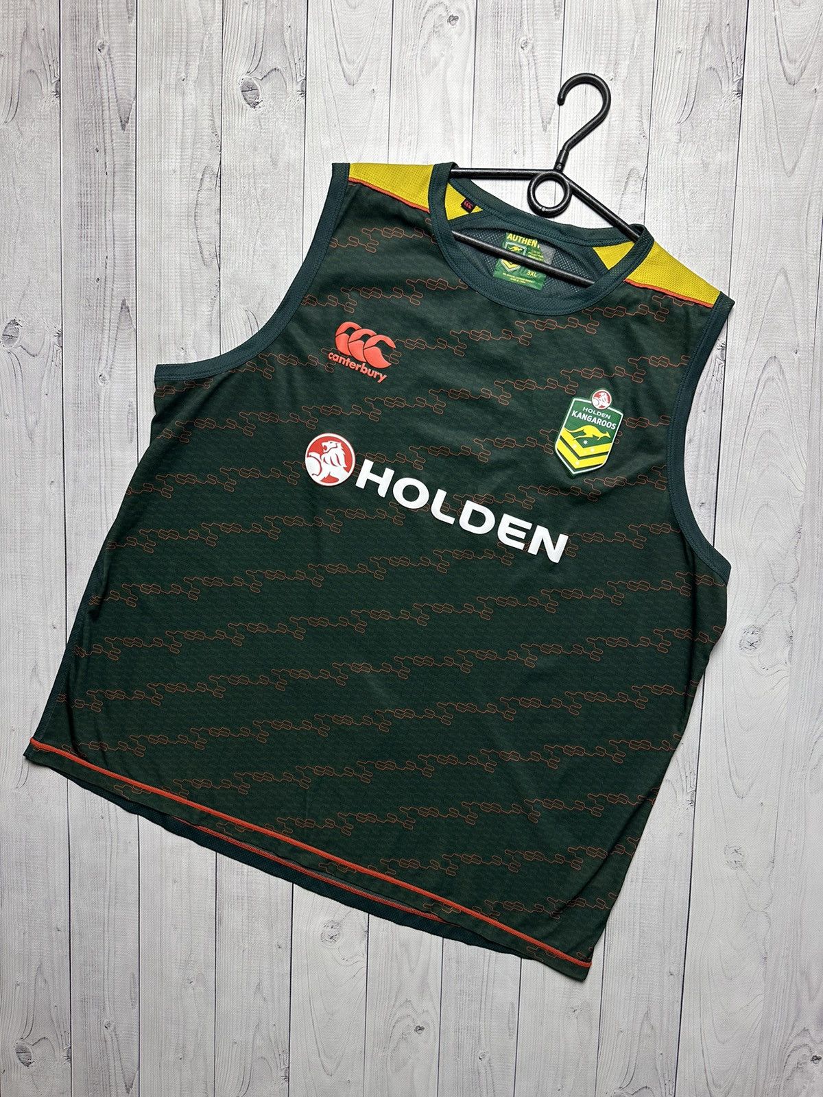 Canterbury of New Zealand Vintage Holden Kangaroos rugby jersey size XXL rare Size US XXL / EU 58 / 5 - 1 Thumbnail