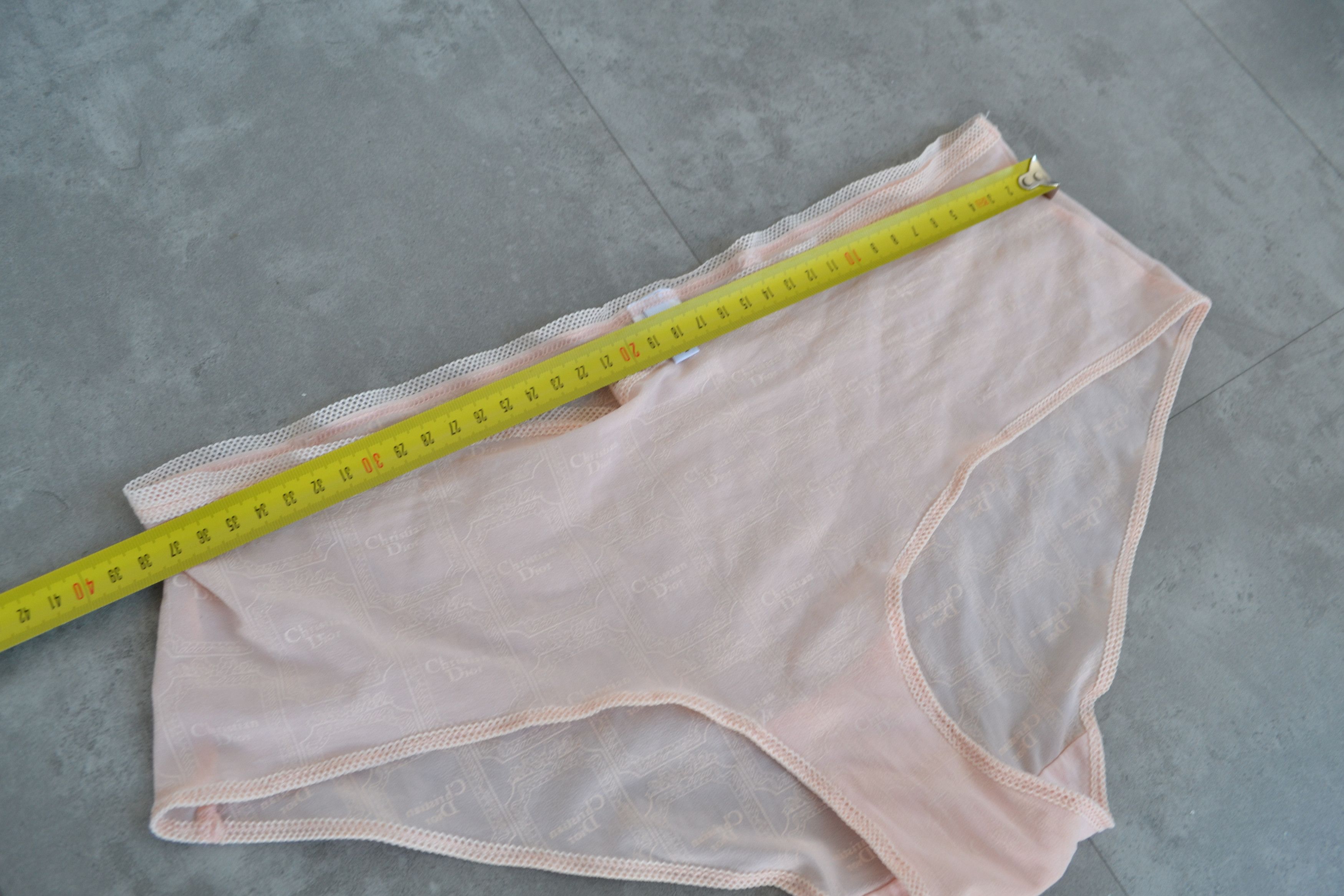 Dior DIOR Underwear CD Monogram Logo Vintage Bikini Peach Size ONE SIZE - 7 Thumbnail