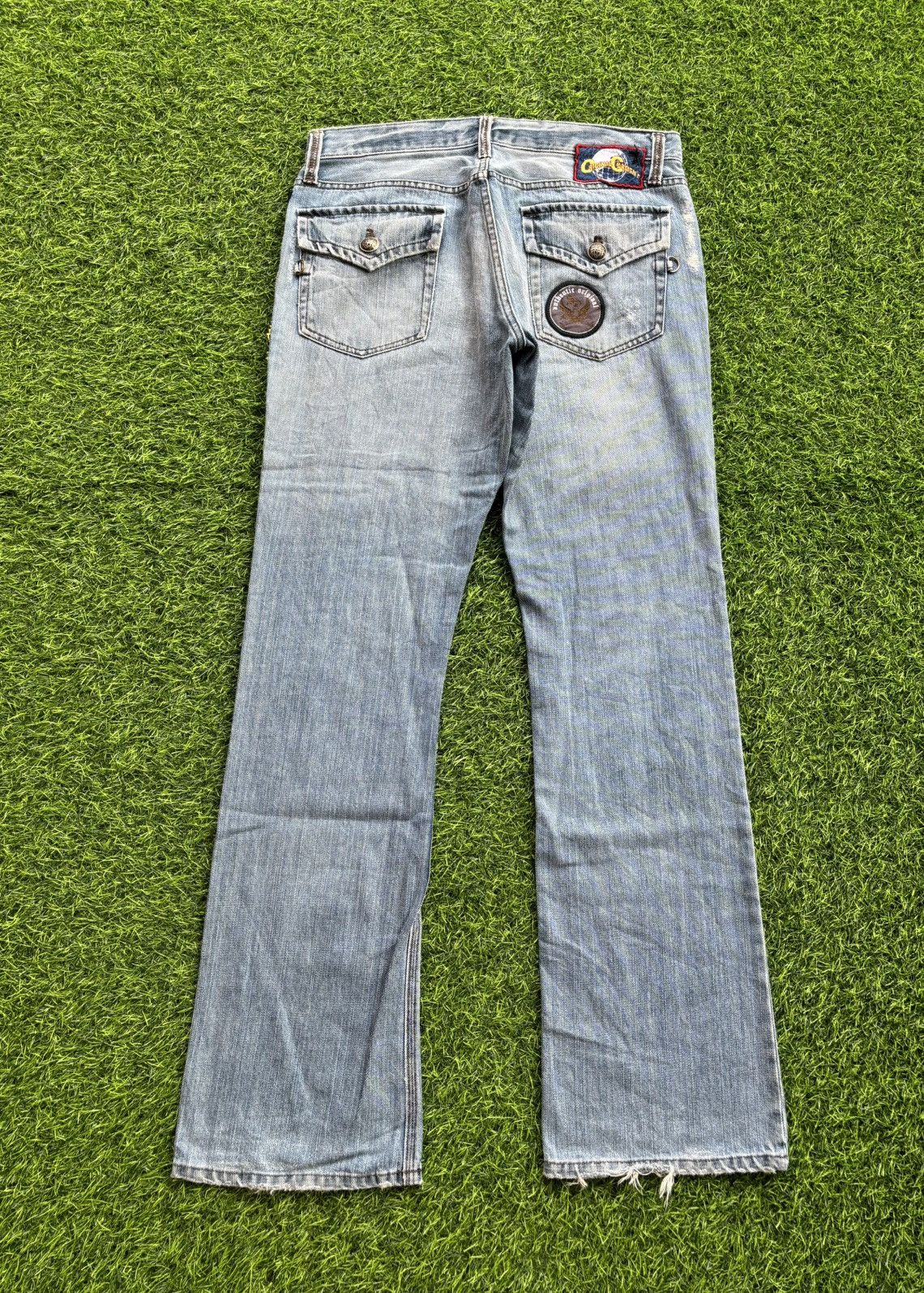 Hysteric Glamour Y2k Spinash Ifsixwasnine Style Bootcut Jeans Size US 33 - 3 Thumbnail