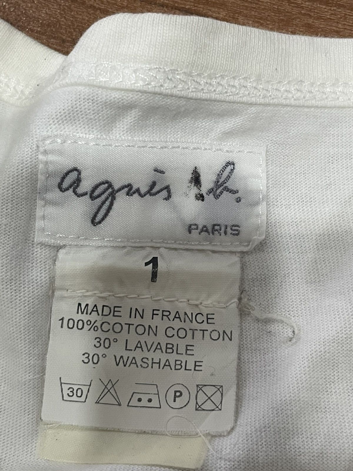 agnes b. Agnes B. Long Sleeve tshirt Size S / US 4 / IT 40 - 3 Thumbnail