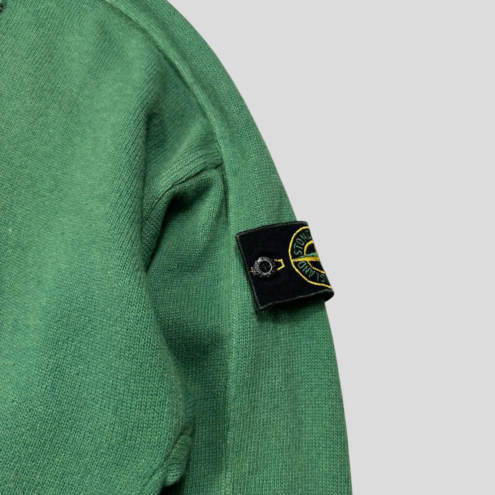Stone Island Stone Island 1988 Thick 1/4 Zip Two-tone Pullover Knit - L Size US L / EU 52-54 / 3 - 3 Thumbnail
