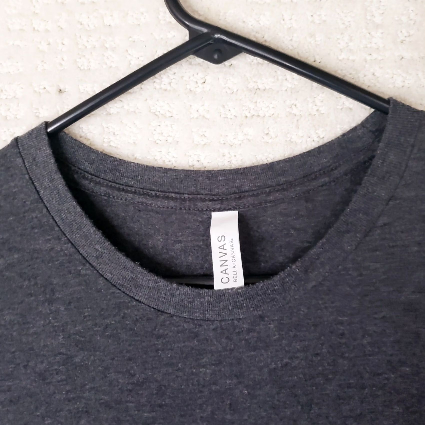 Vintage Bella + Canvas Mens Black Cotton Shirt - Mom Graphic Tee Size US L / EU 52-54 / 3 - 5 Thumbnail