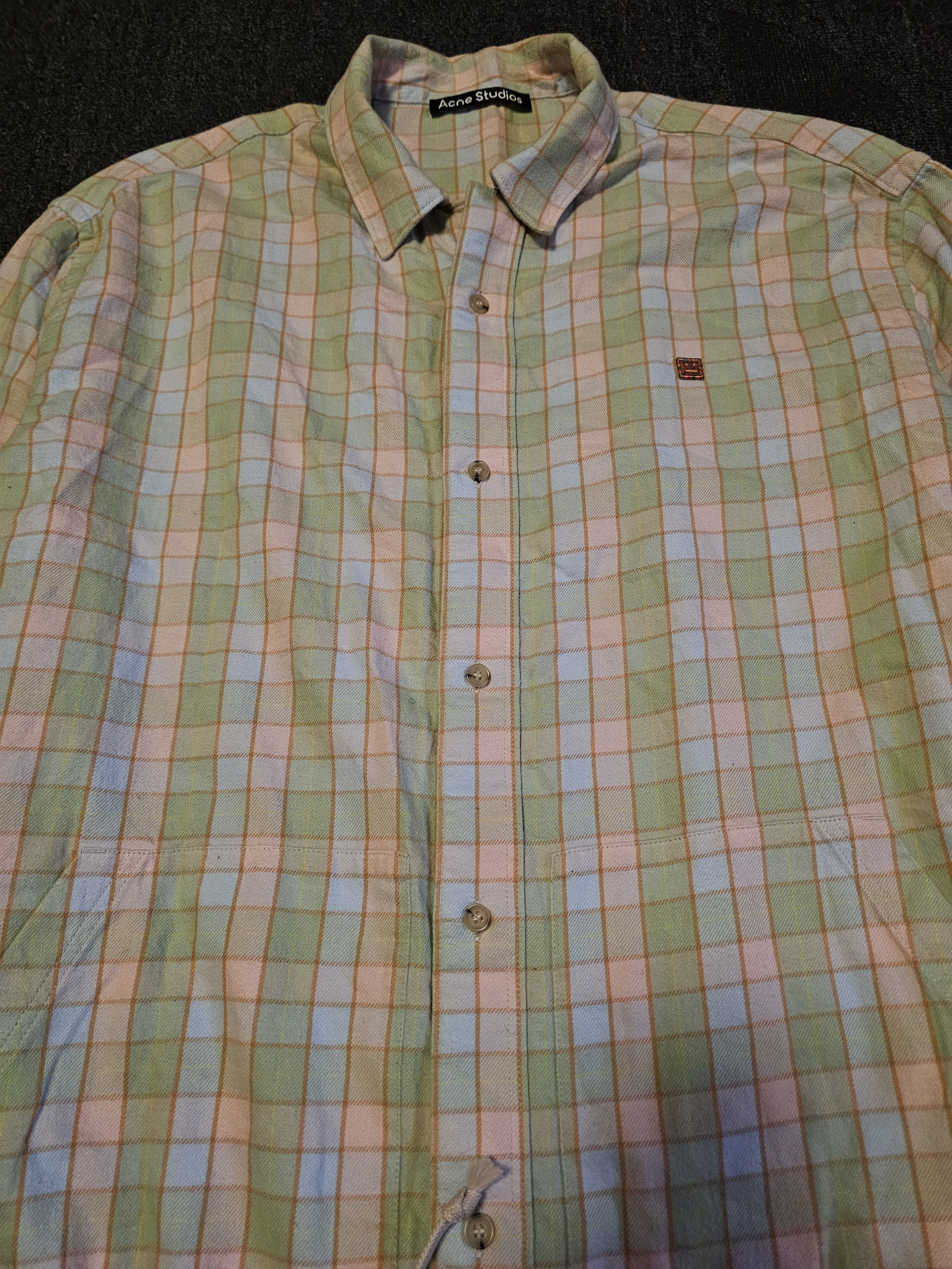 Acne Studios Acne Studios Men's Plaid Oversize Shirt Jacket Size M Size US M / EU 48-50 / 2 - 2 Thumbnail