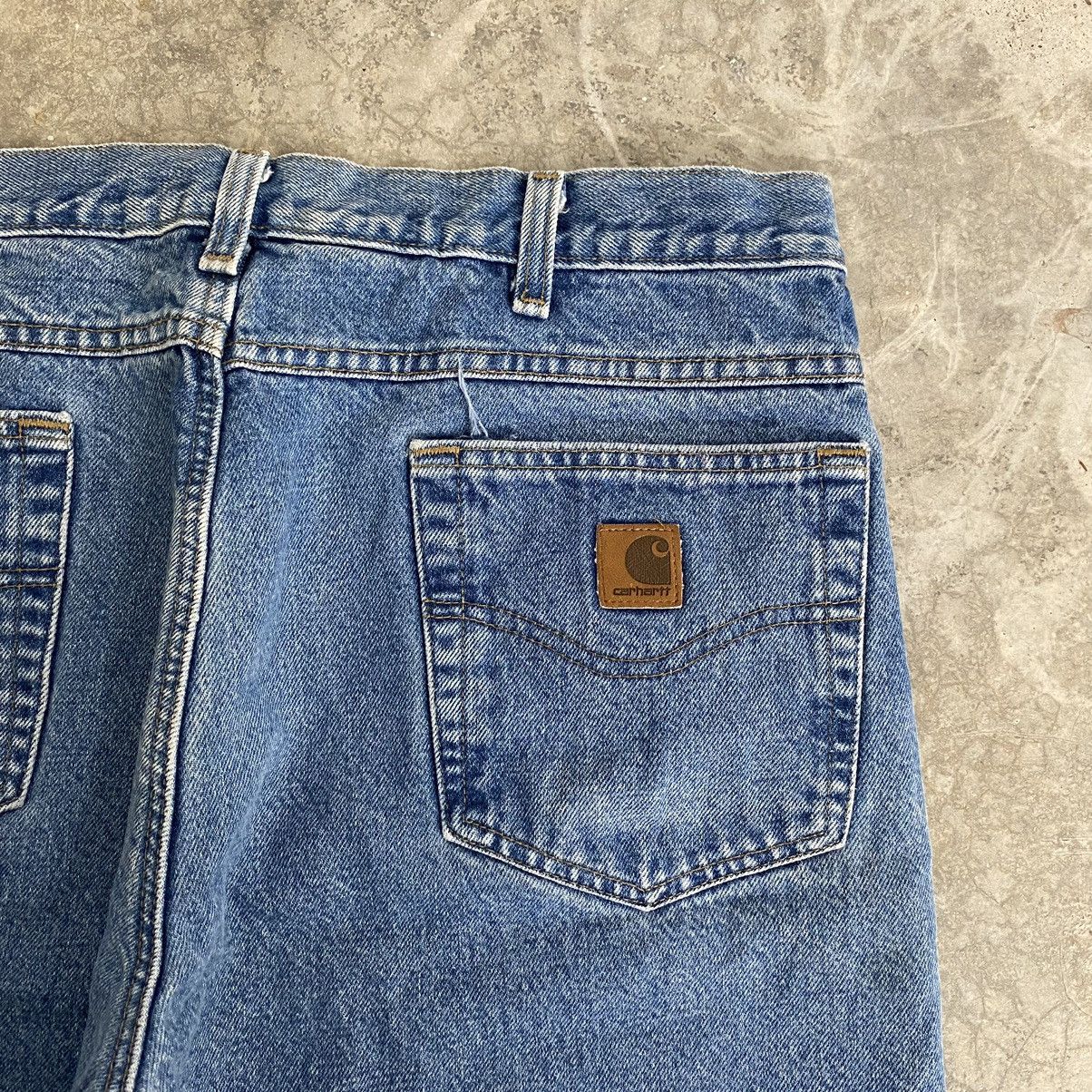 Carhartt Vintage Carhartt Blanket Lined Relaxed Fit Denim Jeans Size US 35 - 24 Thumbnail