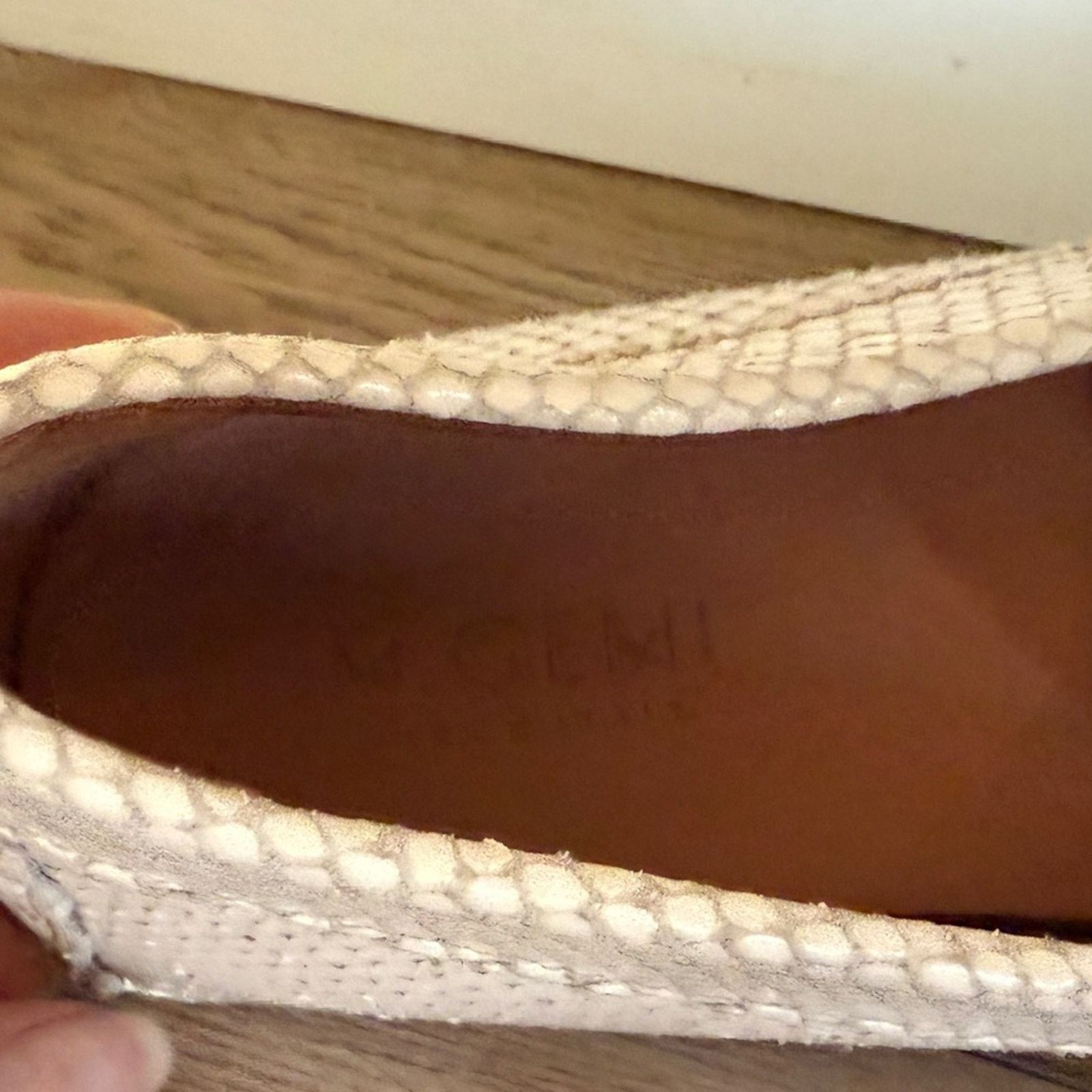 M.Gemi M. Gemi Felize Embossed loafers size 38 (7) Size US 7.5 / IT 37.5 - 2 Thumbnail