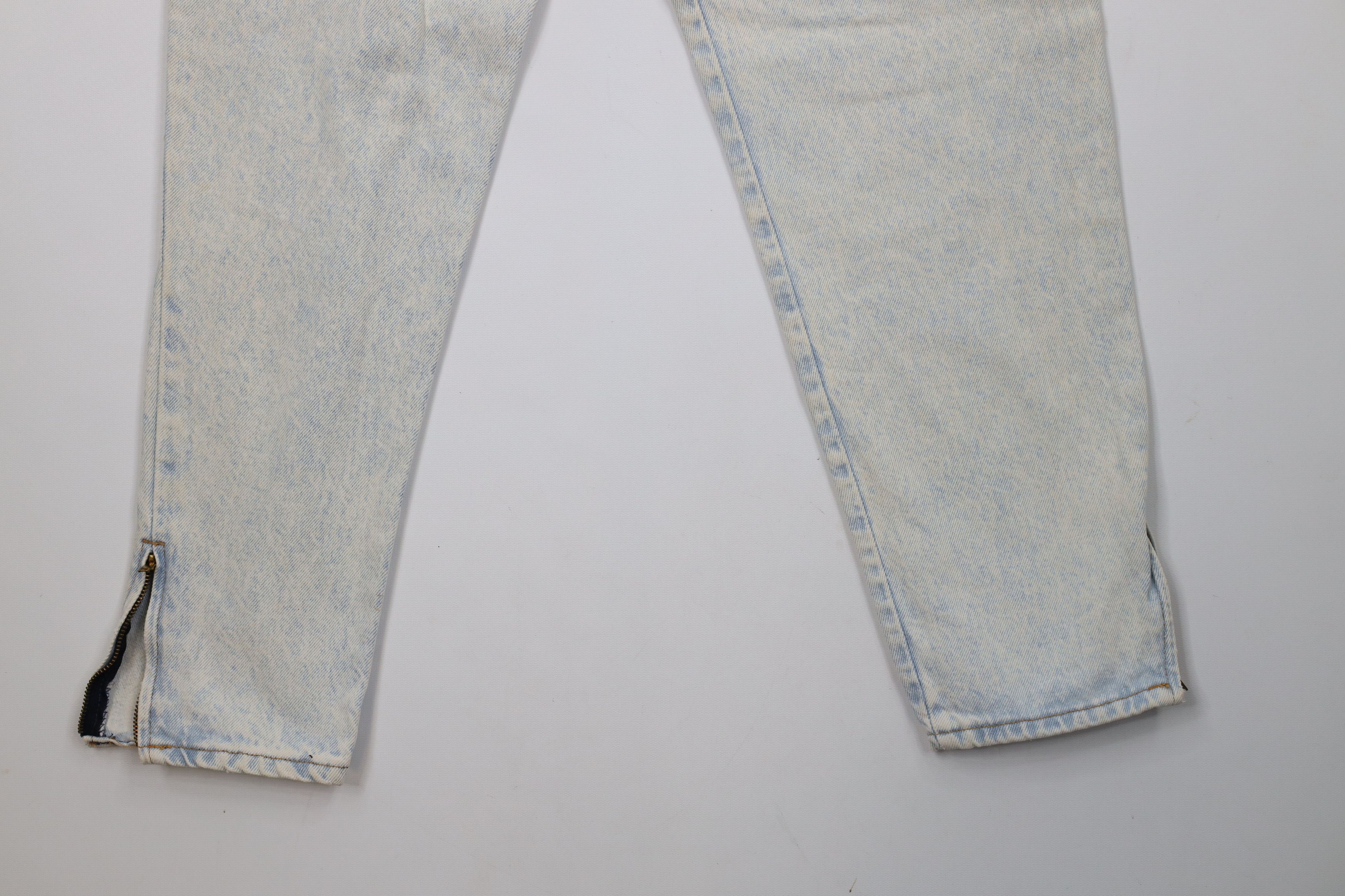 Vintage Vintage 90s Streetwear Acid Wash Tapered Leg Jeans Blue Size 32" / US 10 / IT 46 - 13 Thumbnail