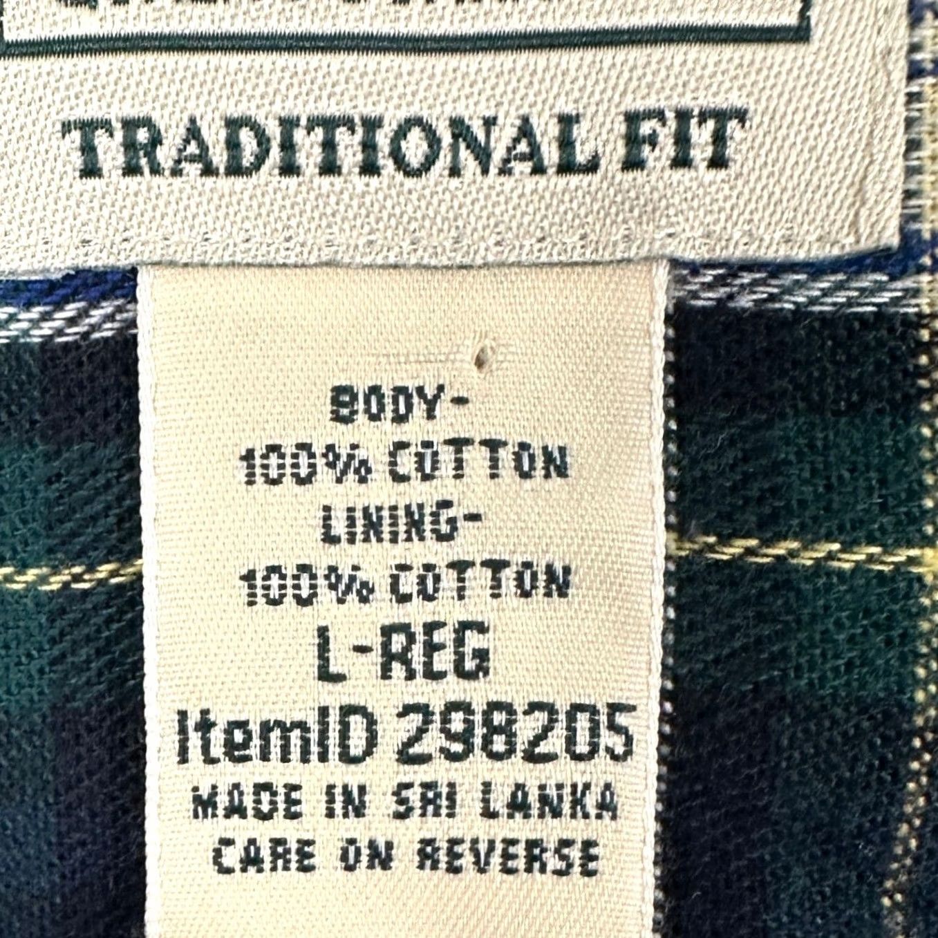 Vintage VINTAGE L.L. Bean Flannel Lined Shirt Shacket Men Large Blue Jacket Barncoat Long Sleeve Size US L / EU 52-54 / 3 - 6 Thumbnail