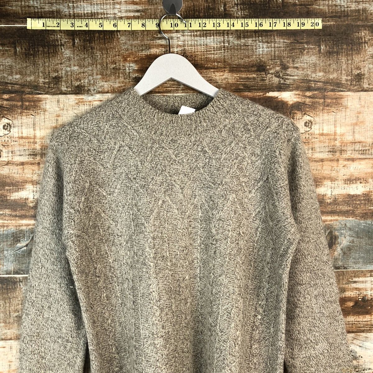 Homespun Knitwear × Japanese Brand Lya Bacot japan vintage Grey Knitwear #A1737 Size S / US 4 / IT 40 - 5 Thumbnail