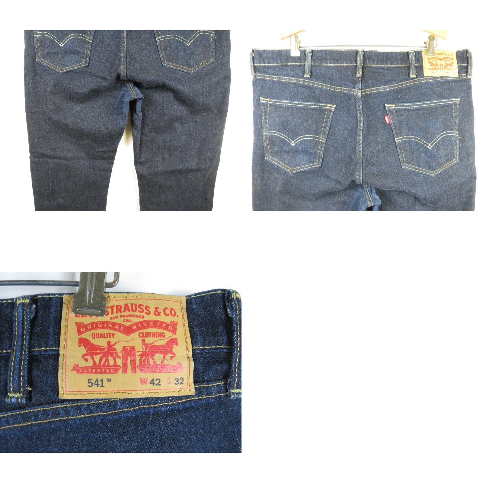 Levi's VINTAGE Levi's 541 Jeans Straight Unisex Adults 42 32 Blue Denim Relaxed Fit USA Size US 42 / EU 58 - 8 Thumbnail
