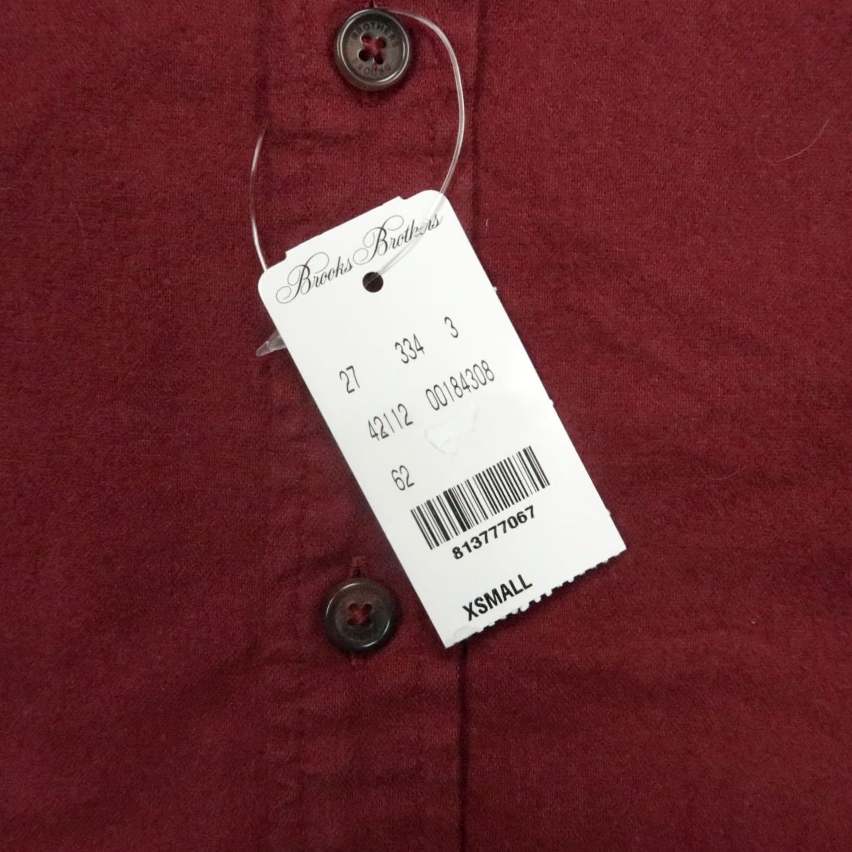 Brooks Brothers Brooks Brothers Shirt Mens XS Red Regent Fit Chamois Button Down Long Sleeve Size US XS / EU 42 / 0 - 4 Thumbnail