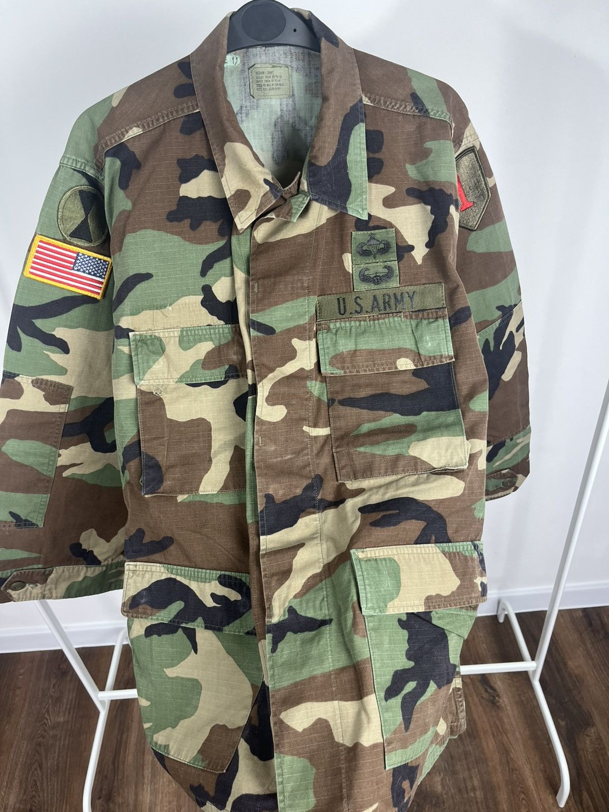 Other US Army Woodland Camo Field Jacket Medium Short Size US M / EU 48-50 / 2 - 8 Thumbnail