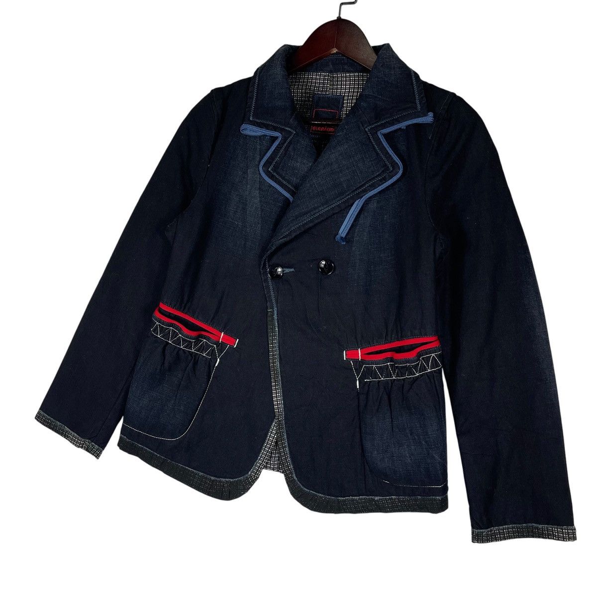 Marithe + Francois Girbaud Marithe Francois Girbaud Denim Indigo Dye Jacket Size M / US 6-8 / IT 42-44 - 10 Thumbnail