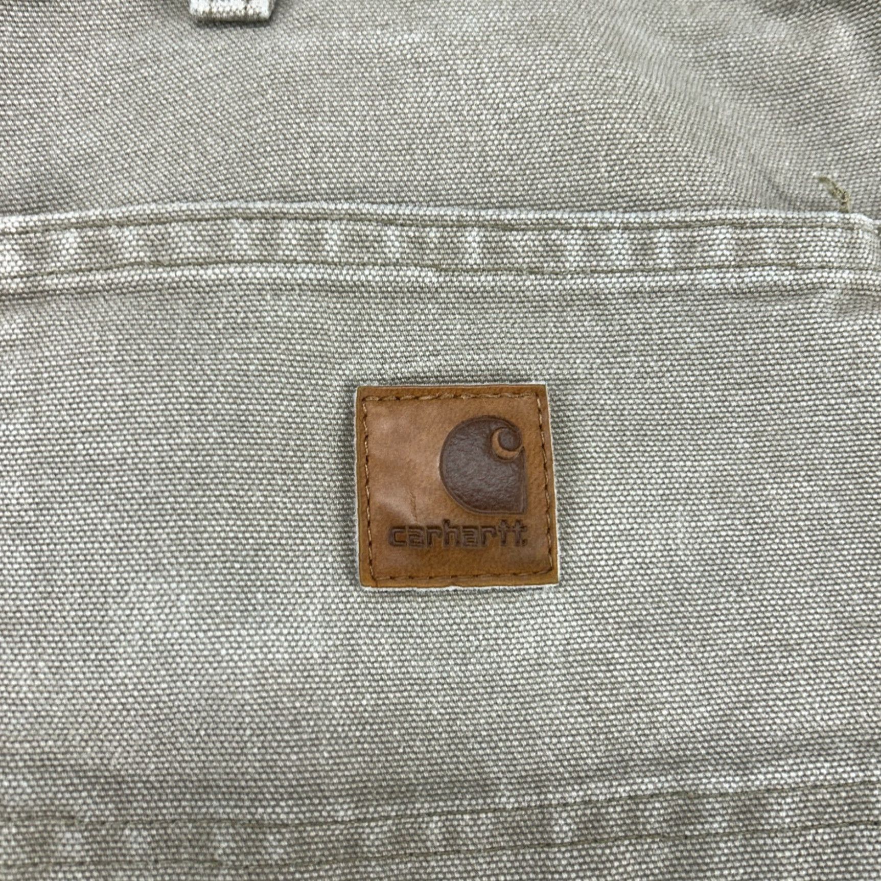 Carhartt VINTAGE Carhartt Shorts Mens 38 Brown Tan Carpenter Original Fit Canvas Workwear Size US 38 / EU 54 - 7 Thumbnail