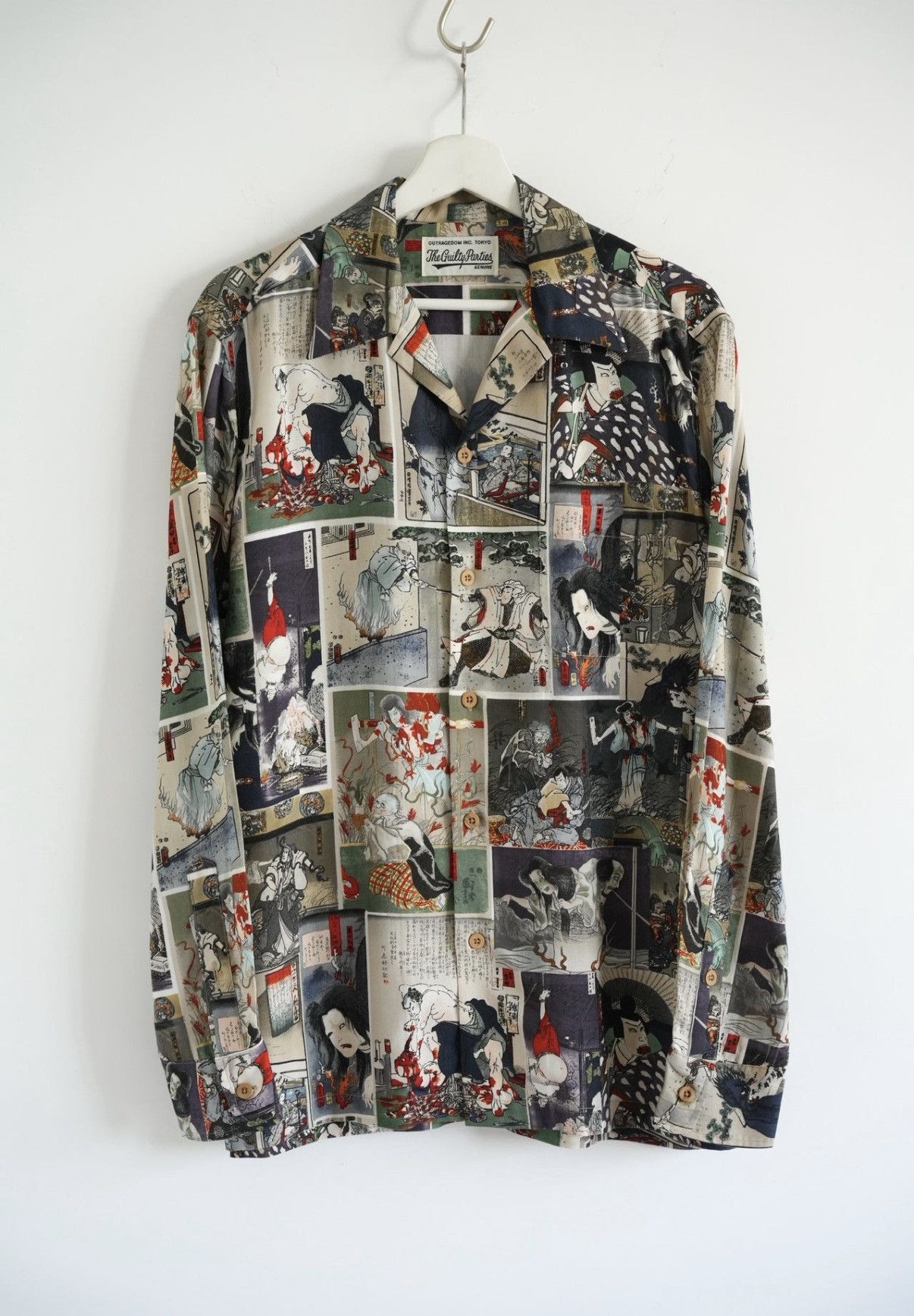 Wacko Maria Wacko Maria 18AW Hyakki Yagyō All-Over Print Shirt J4 Size US M / EU 48-50 / 2 - 1 Thumbnail