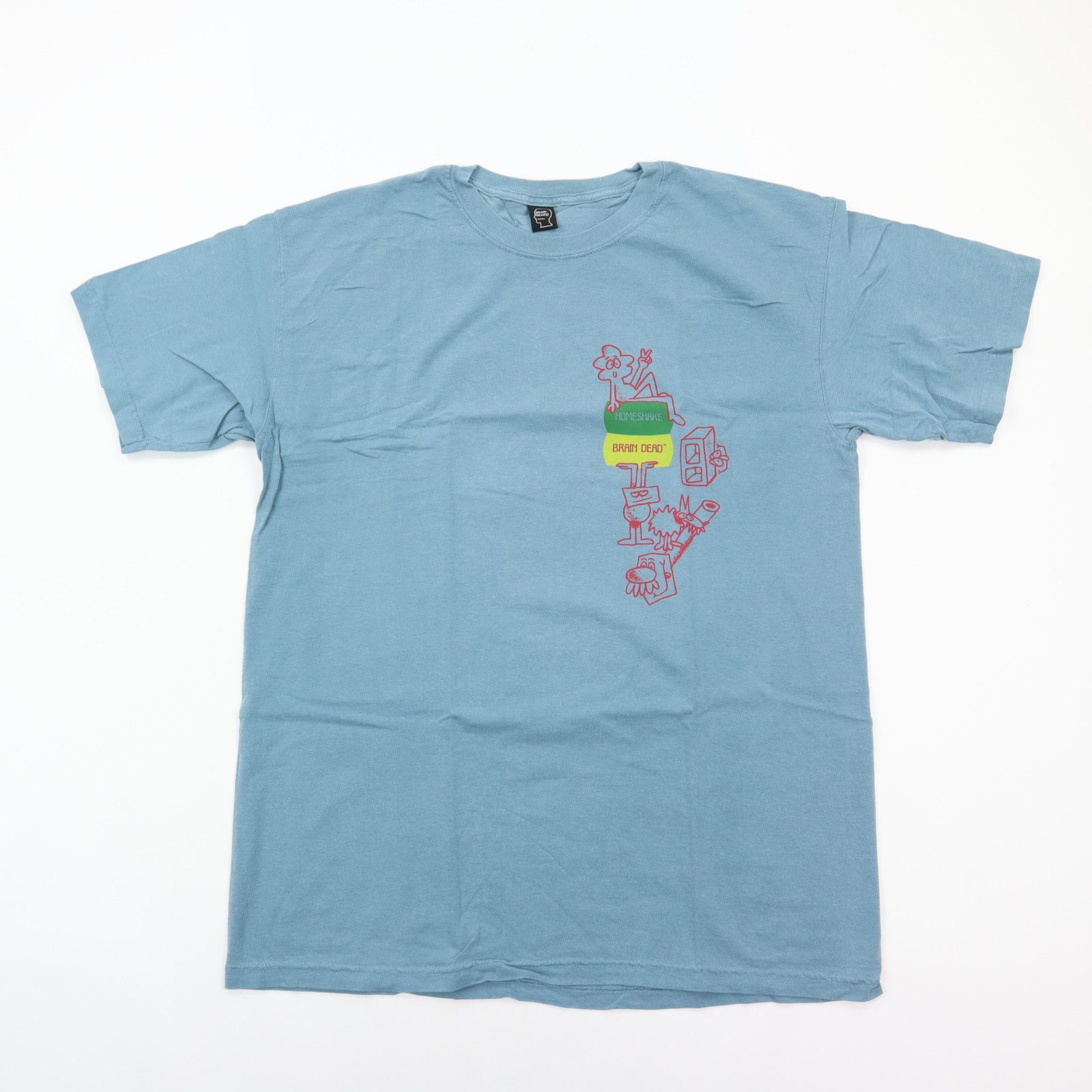 image of Band Tees x Brain Dead Homeshake Haircut Ep T-Shirt - L - NWOT in Blue, Men's (Size Large)