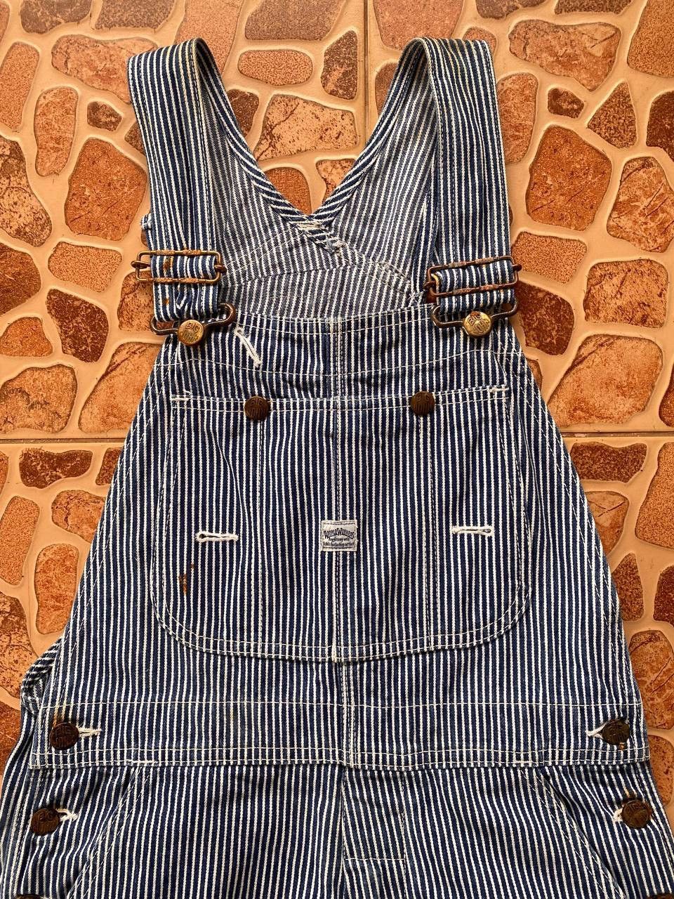 Big John × Vintage Vintage Hikory Railroad Overall By Big John Size US 31 - 3 Thumbnail