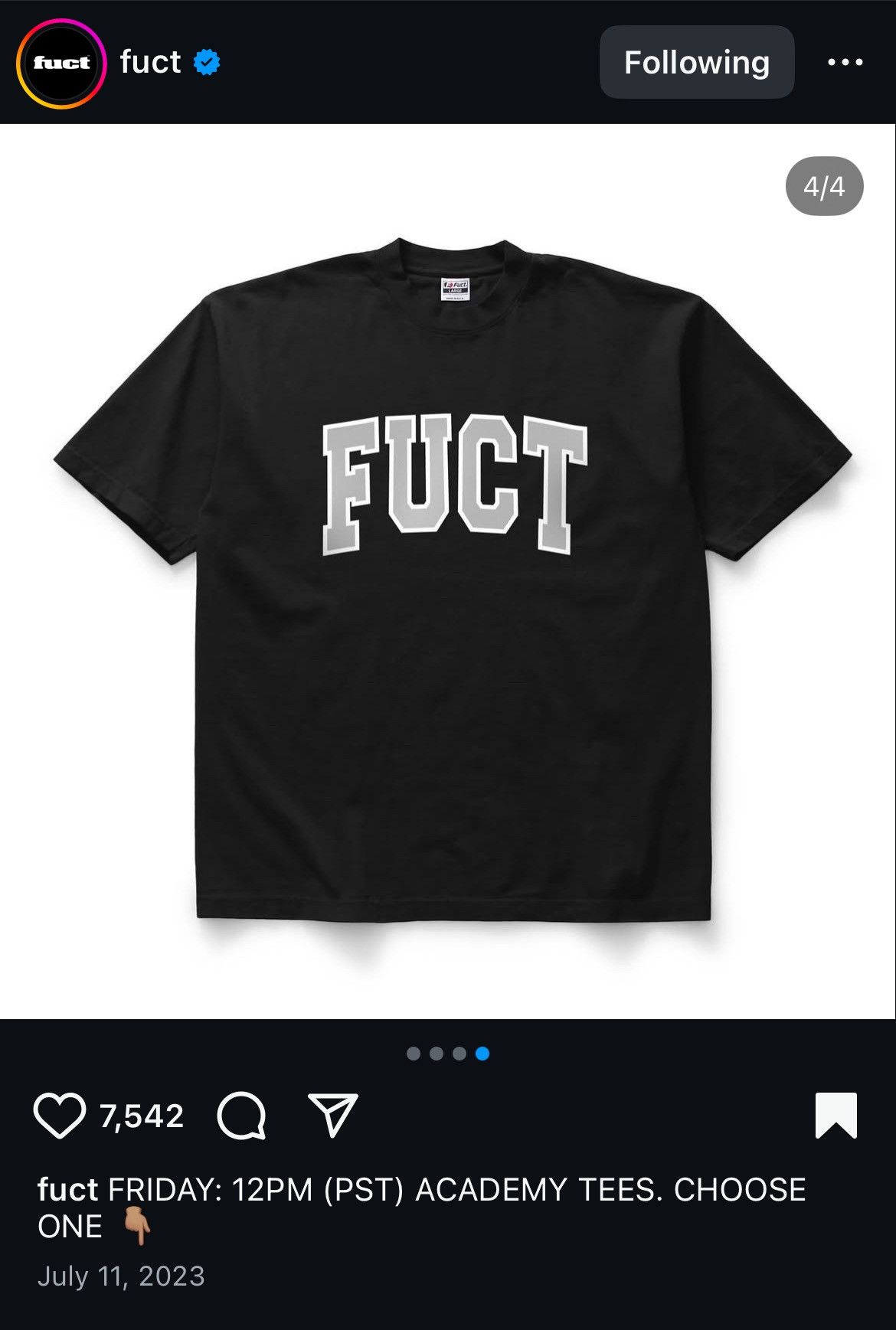 FUCT FUCT T shirt Size US M / EU 48-50 / 2 - 2 Thumbnail